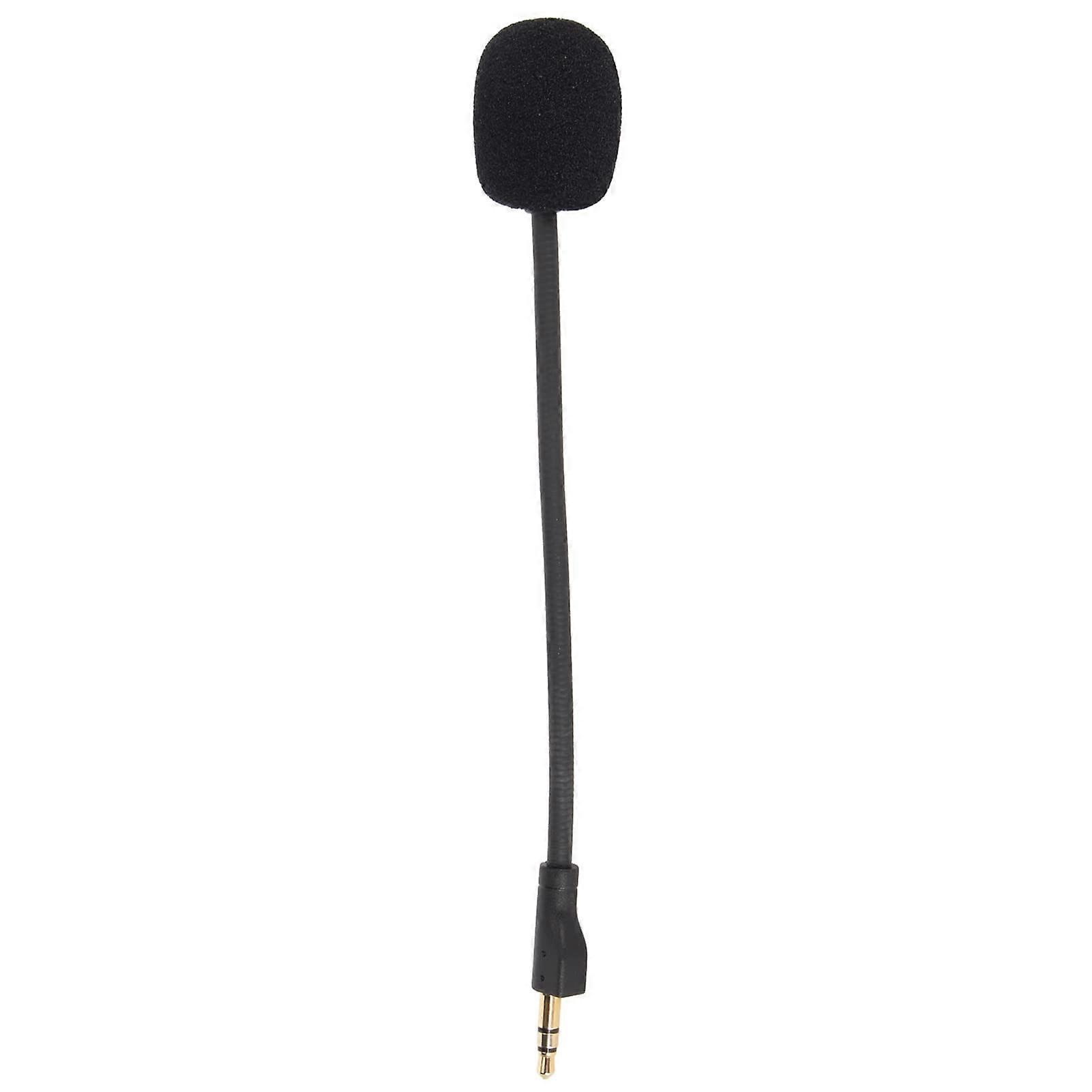 Replacement Gaming Microphone with 3.5mm Gold Plated Connector, Flexible Detachable Design for Home and Bar Use