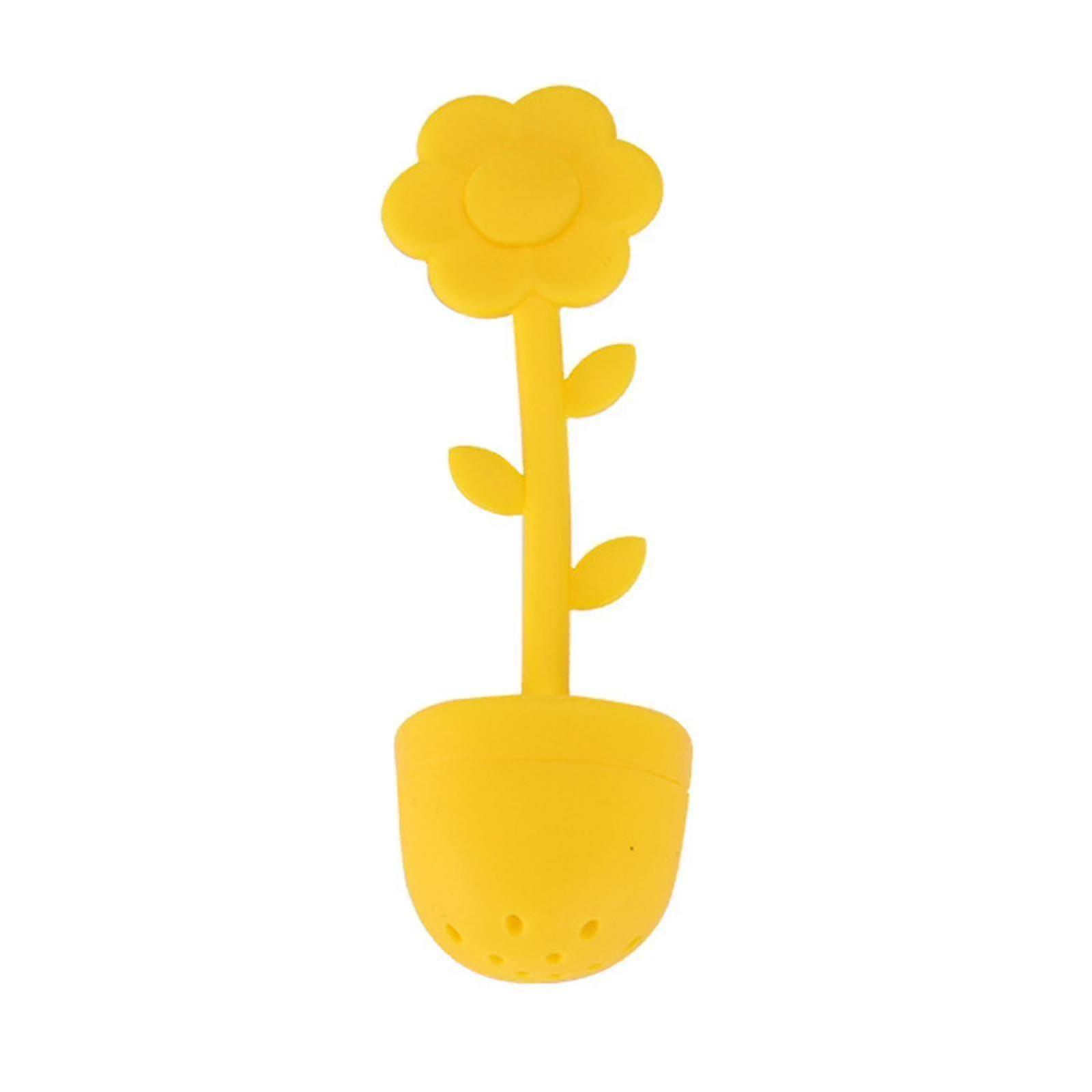 Silicone Green Tea Infuser Flower Shaped Tea Filter Strainers