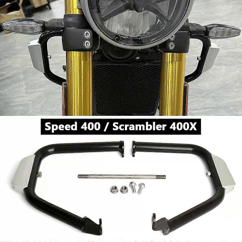 For Speed400 Speed Scrambler 400X 2024- Motorcycle Accessories Anti-collision Bar Bumper Frame Protector Engine Guard Crash Bar