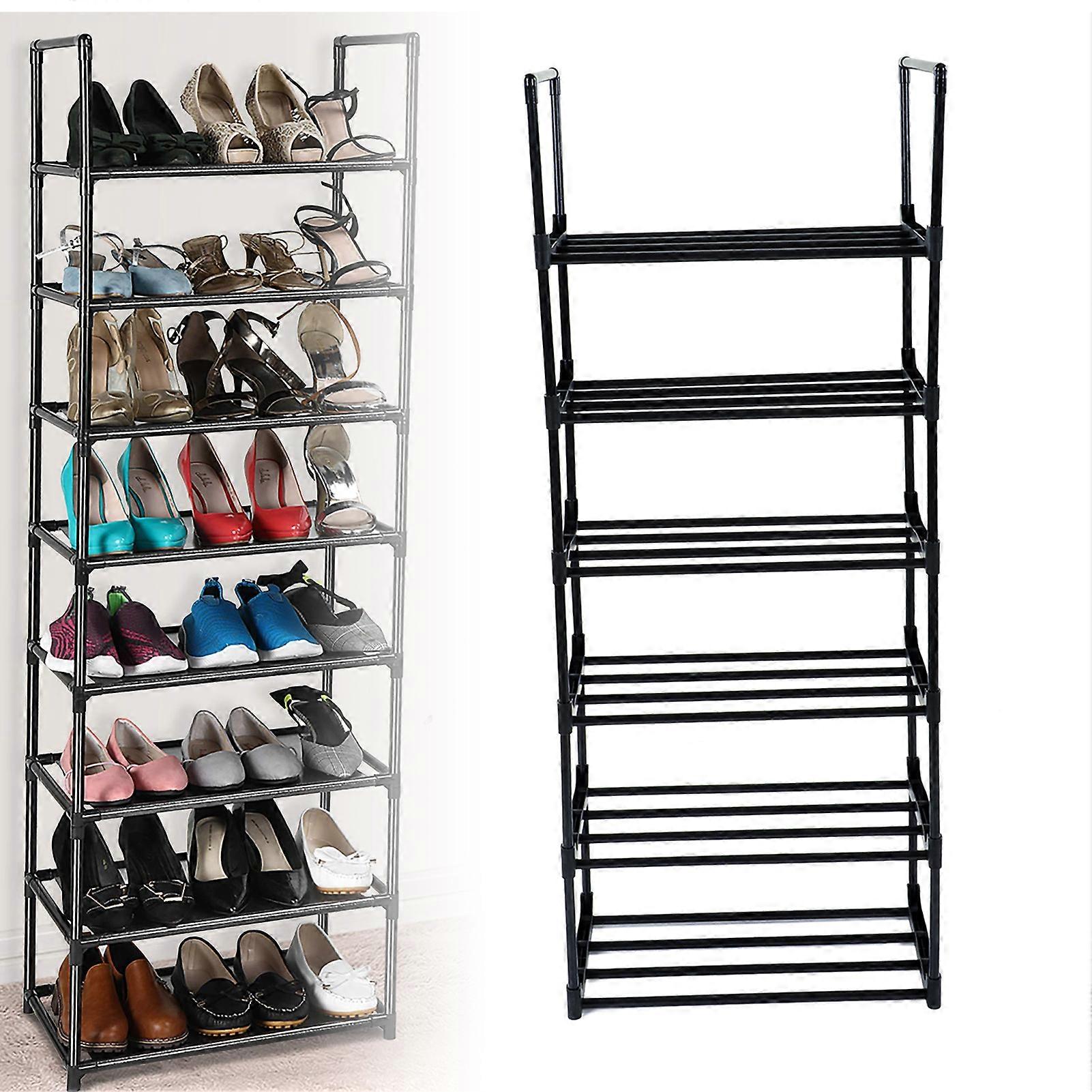 Shoe Rack Multifunctional Multilayer Large Capacity Shoe Shelf for Closet Hallway Bedroom Entryway 1 Column 6 Layers