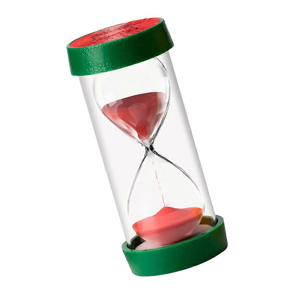 Green Hourglass Timer Creative Home Decor Accurate Design Elegant Adornment Smooth Finish Unique Display
