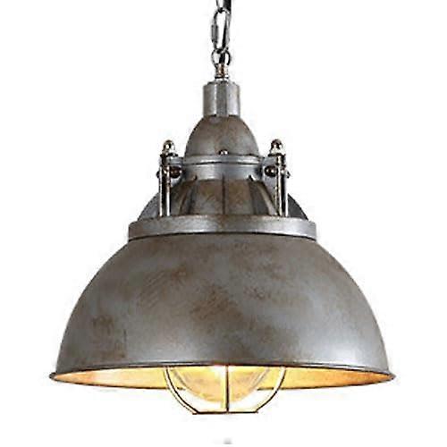 Modern chandelier in industrial style, metal pendant lampshade with E27 screw