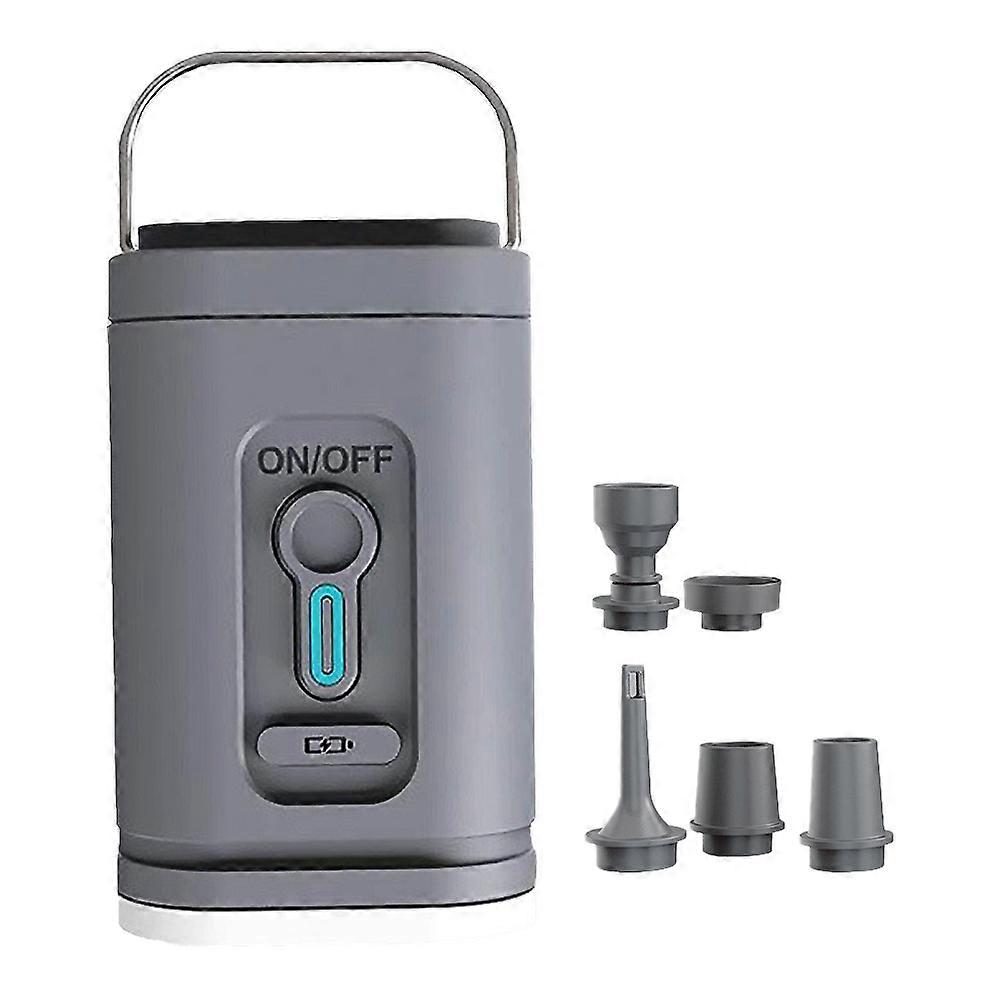 Electric Air Pump Mini Portable Air Pump with 1200mAh Battery for Inflatables