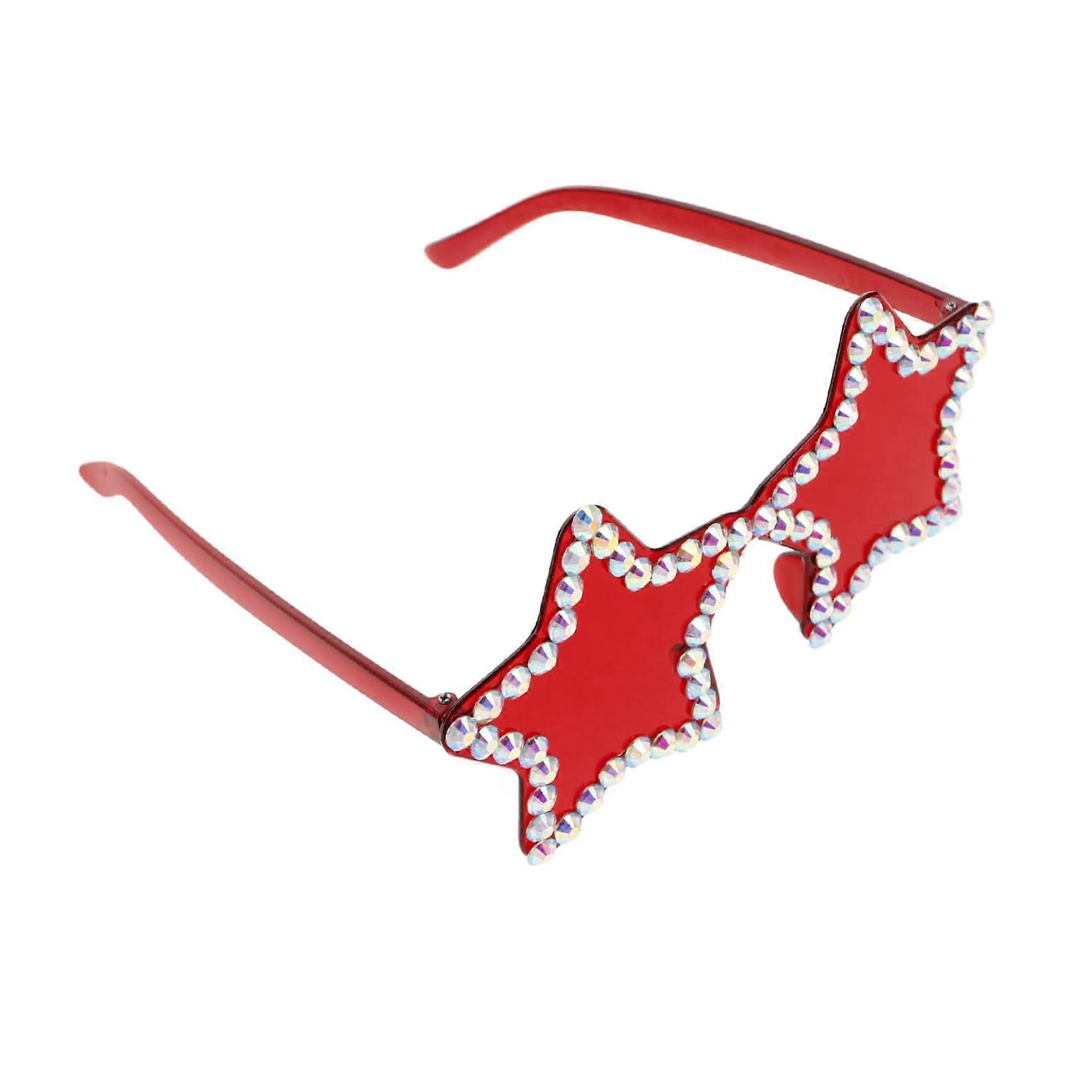 Star Sunglasses with Clear Frame