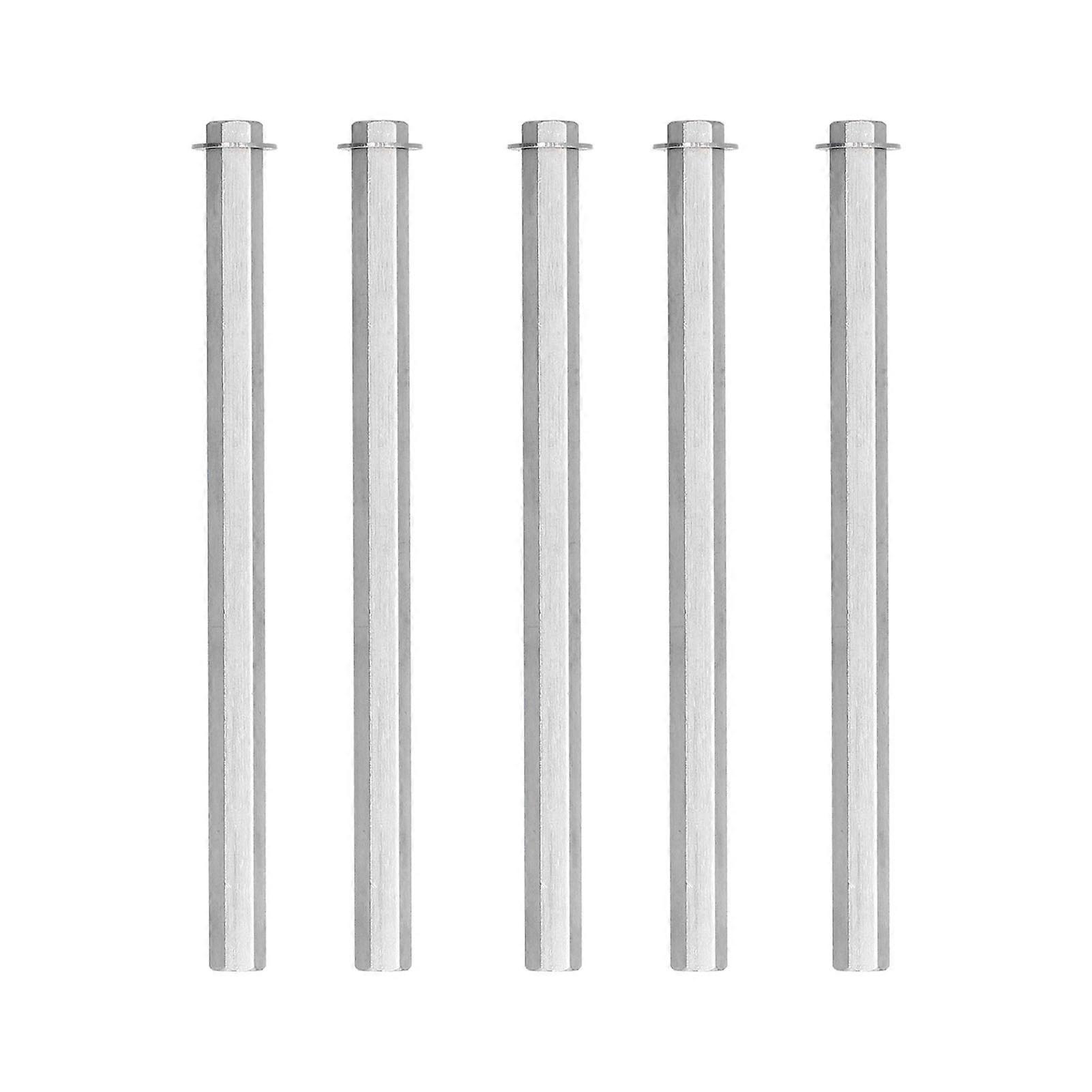 5Pcs Long Rod Nut Hex Coupling Female Threaded Straight Bar Stainless Steel for Gobilda Dia 8mm4106‑4008‑0800