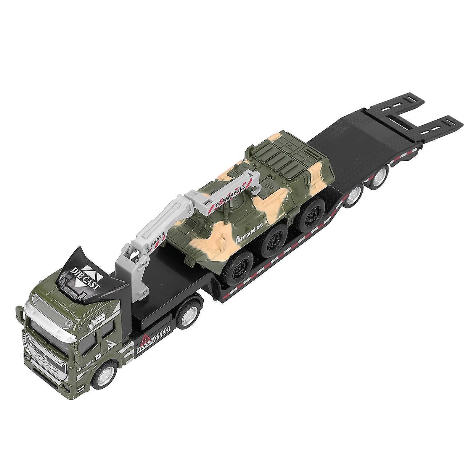Simulation Military Truck Army Green Multi-Purpose Model For Home Display And Gifts