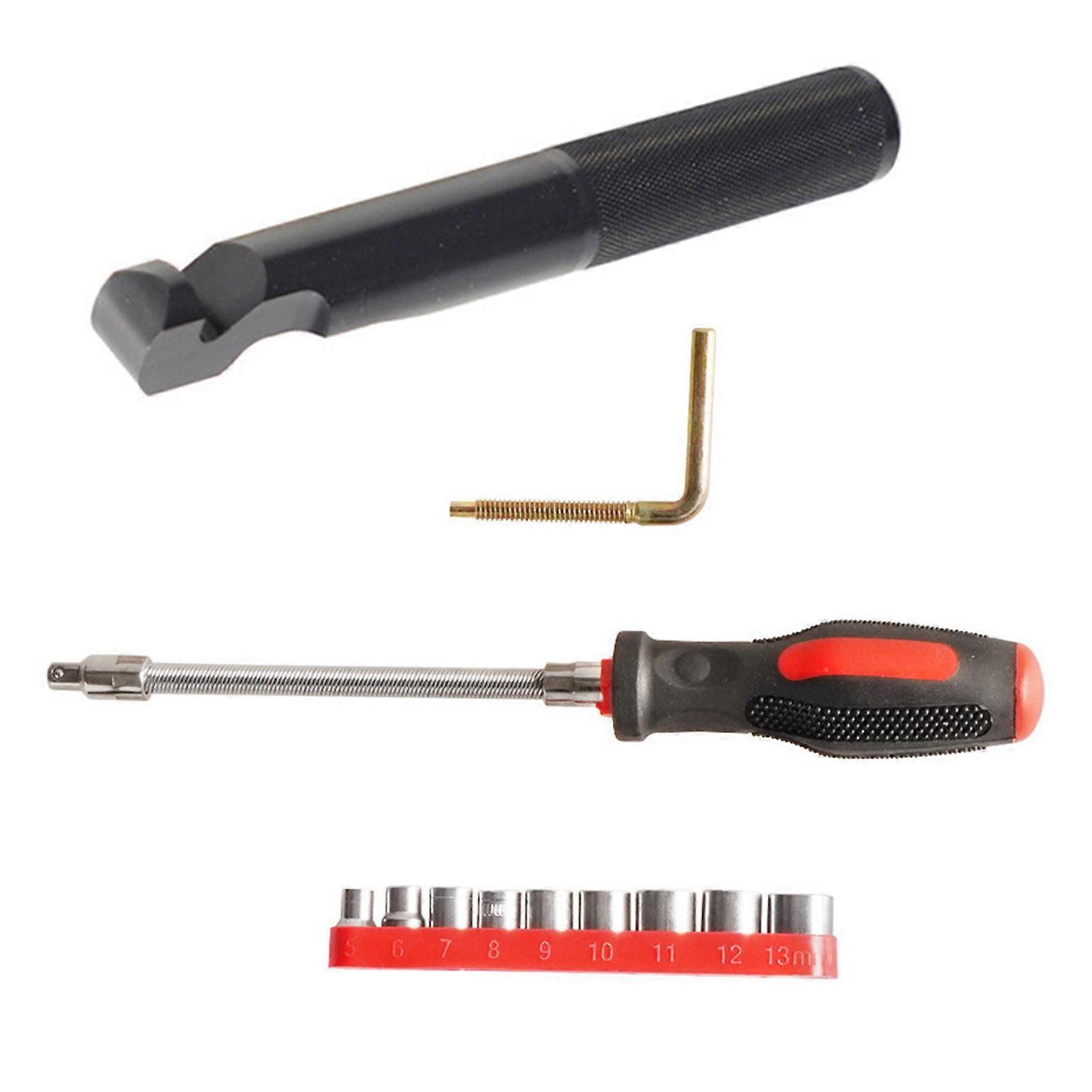 Επαγγελματικό σετ εργαλείων αφαίρεσης καλύμματος συμπλέκτη και ιμάντα, κατάλληλο για XP4 1000 Γενικά οχήματα Αποσυναρμολόγηση καλύμματος ιμάντα και συμπλέκτη, πολύχρωμο