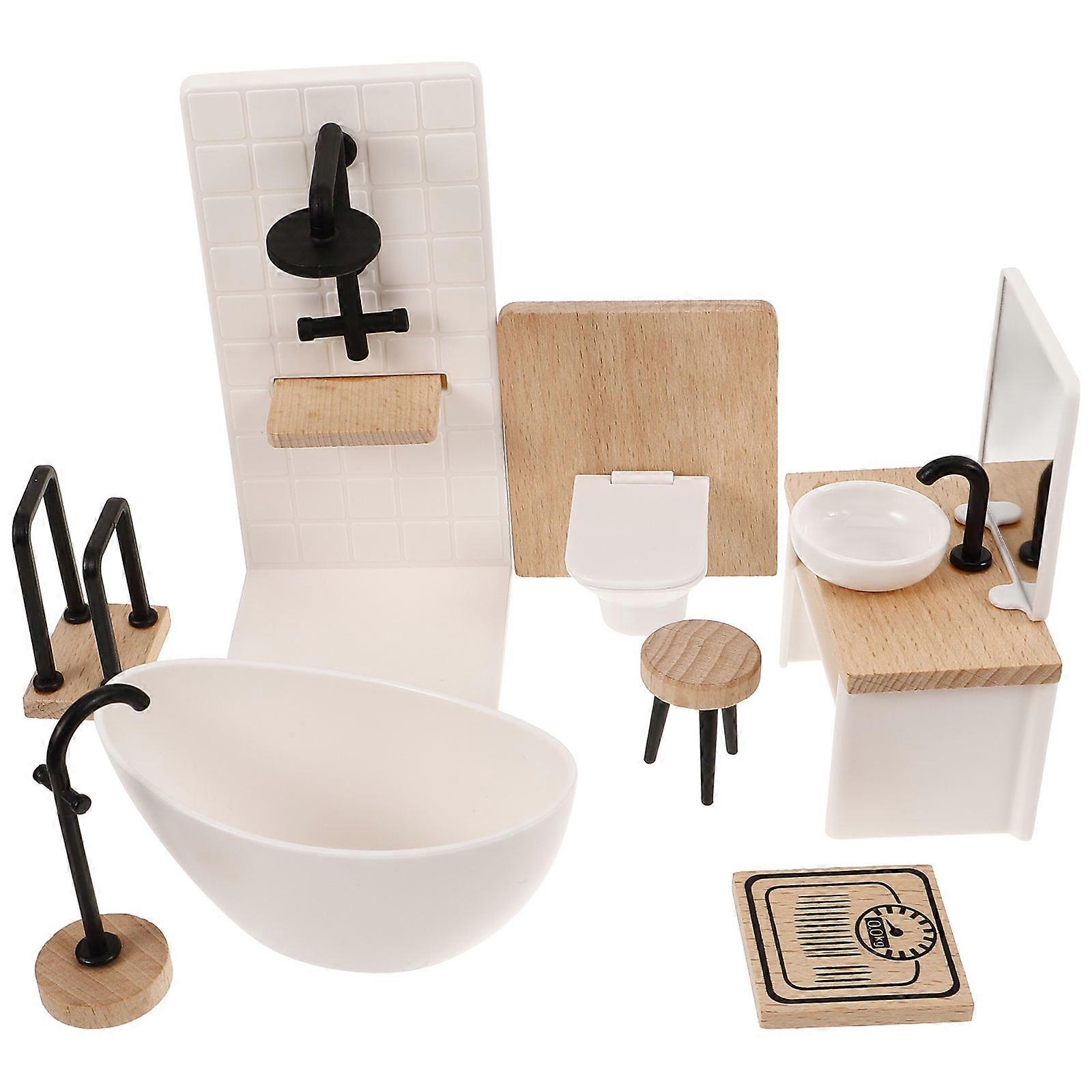 1 Set Dollhouse Collection Safe Dollhouse Decor for Creative Play and Family Togetherness