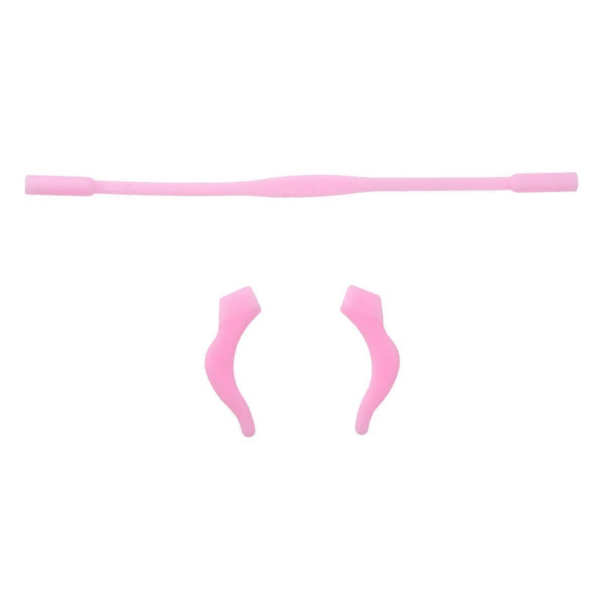 Glasses Ear Grips Non Slip Eyeglasses Strap Pink Ear Hook Grip Anti-Slip For Kids 1Set