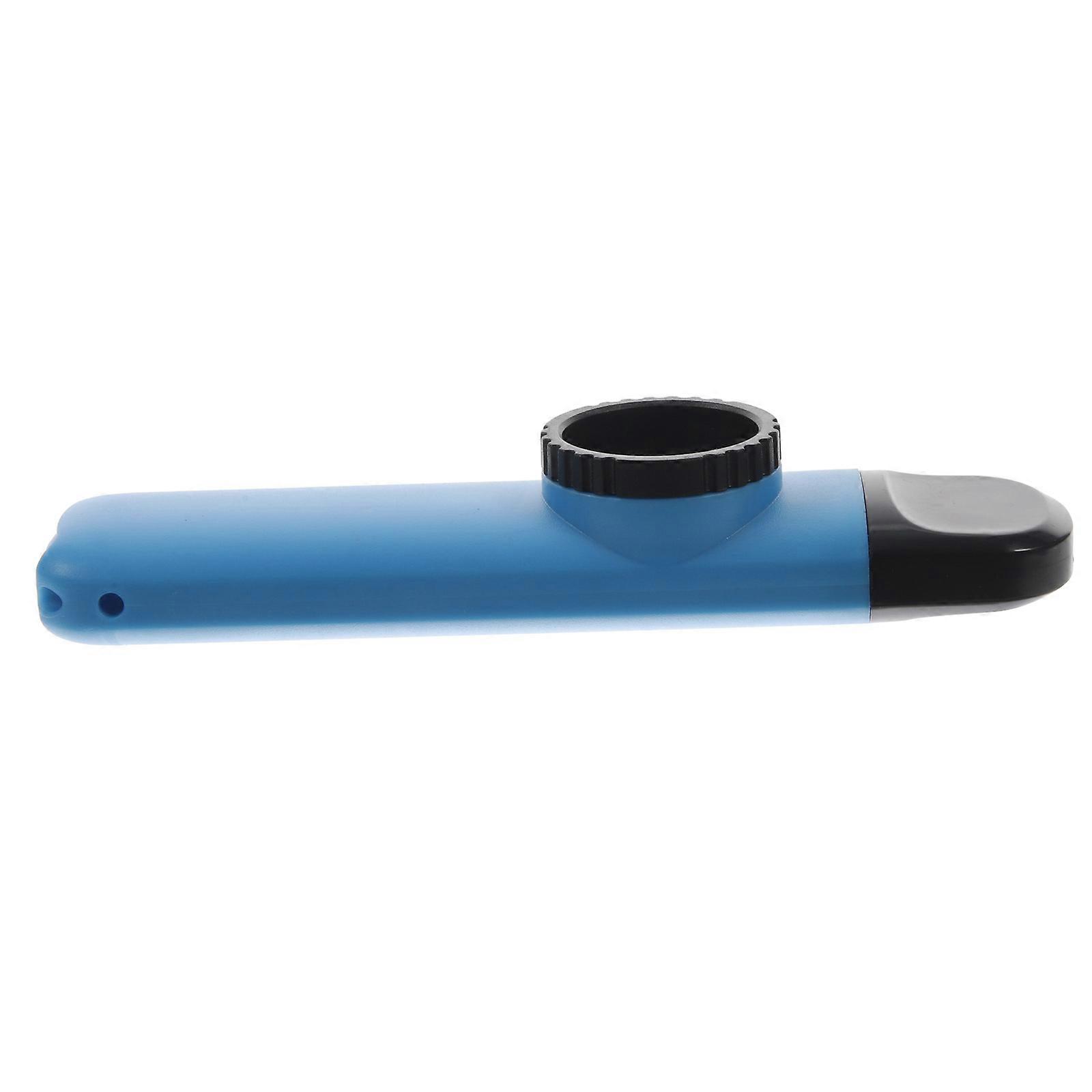 Kazoos Plastic Musical Instrument For All-age Practice Stage Performance 10.5x2.5x2cm Blue 1Set