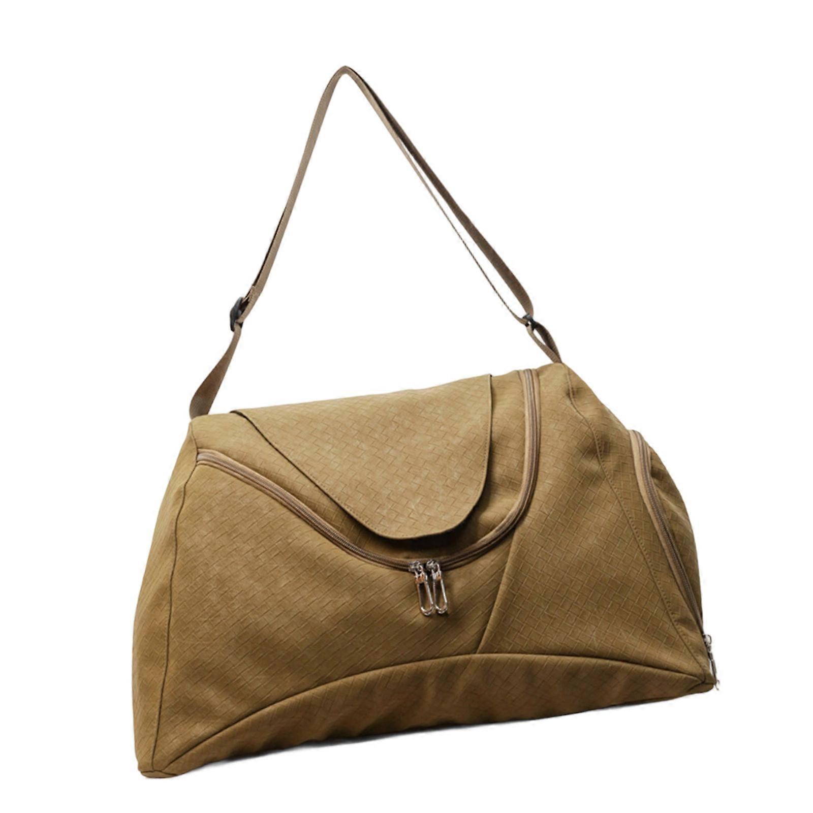 Premium PU Training Bag With Isolated Wet Storage Zone Adjustable Strap And Multiple Functional Compartments  Yellow