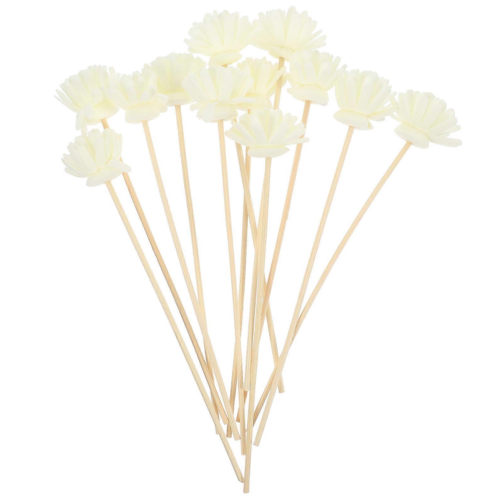 Diffuser Sticks Flowers 36Pcs Home Decoration Flower Shape Absorbing Essential Oils for SPA Refreshing Experience