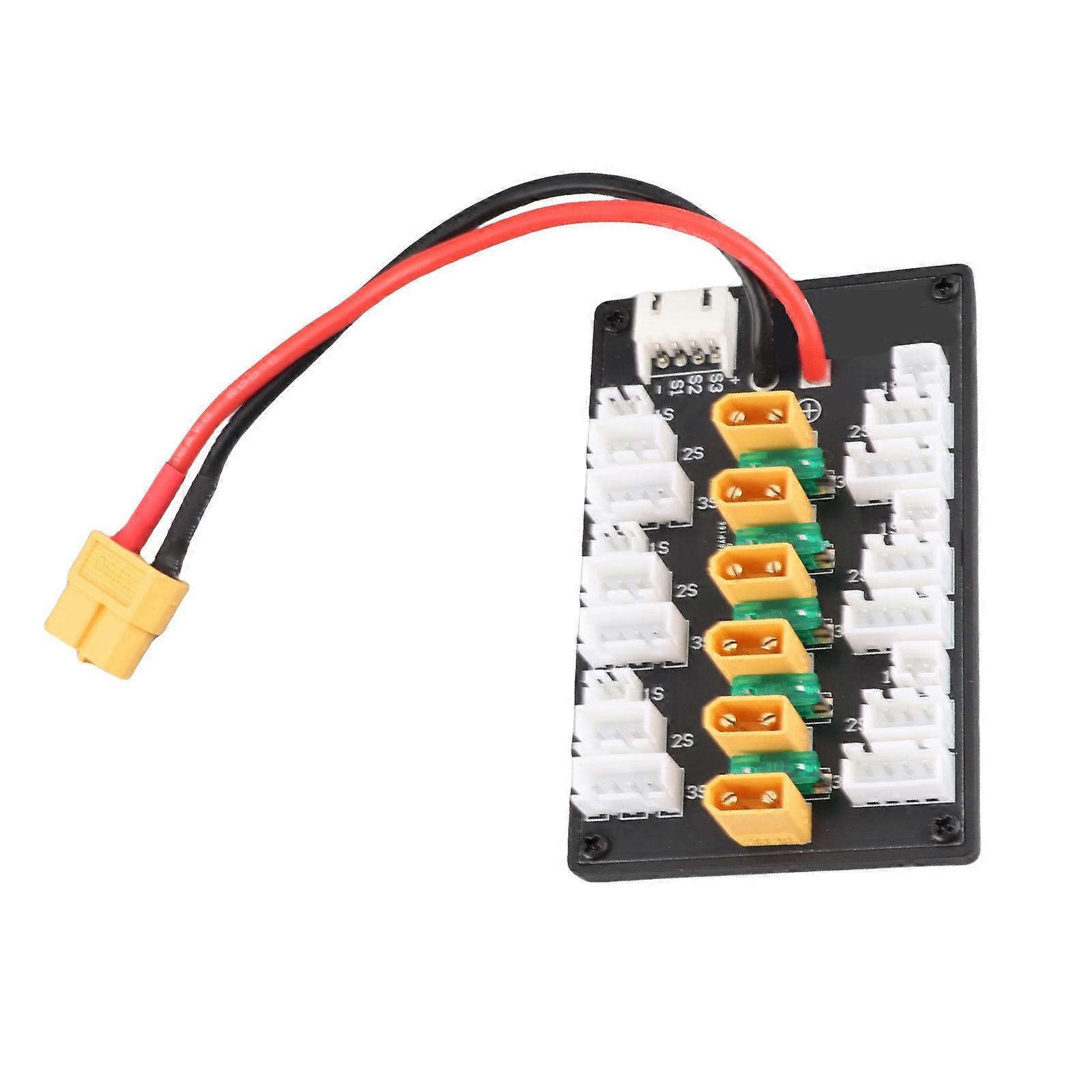 Parallel Charging Board 1‑3S Battery Balance Charger Expansion Adapter with XT Connector 