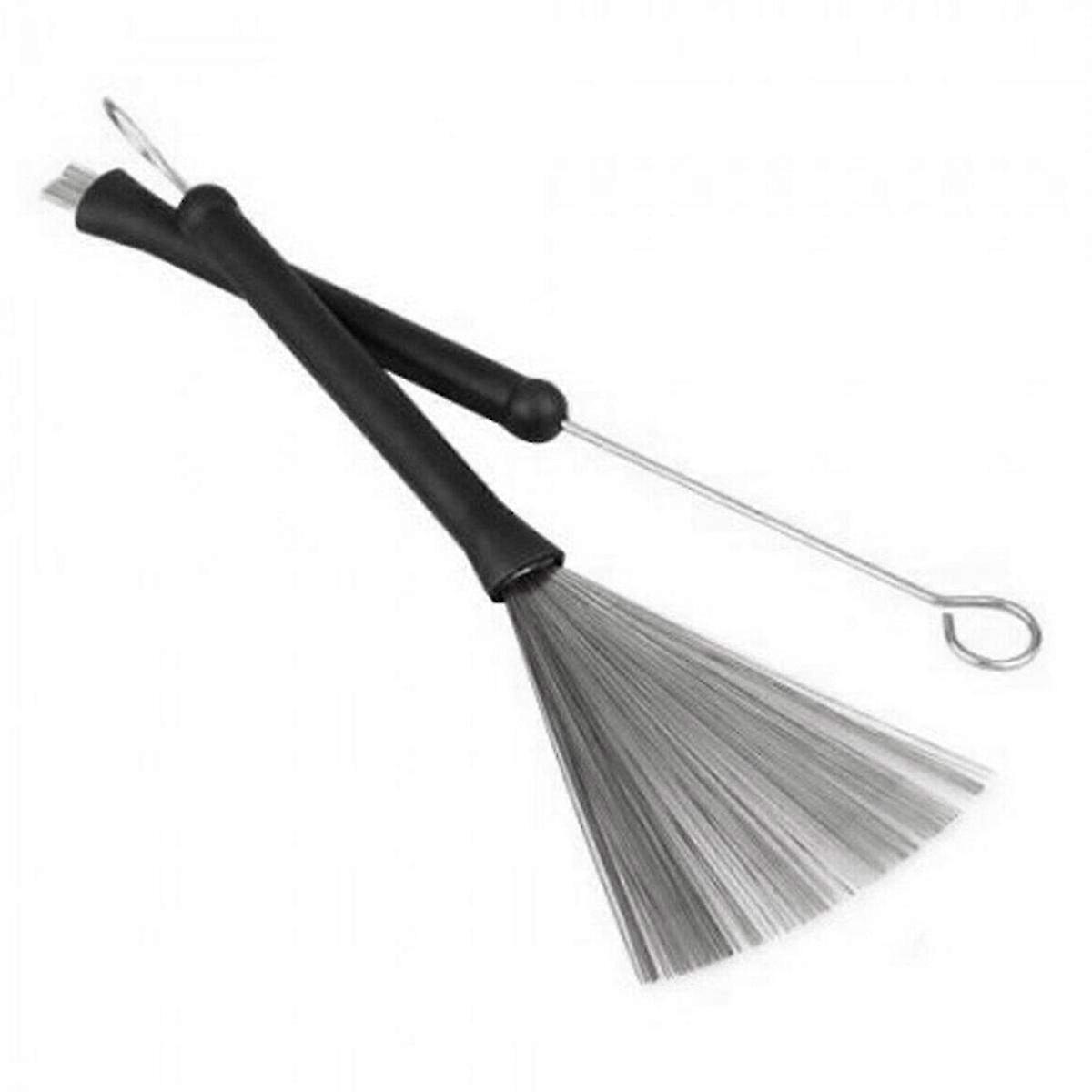 Retractable Drum Brushes with Drumstick Bag - Portable and Versatile Drum Accessory for Musicians and Drummers