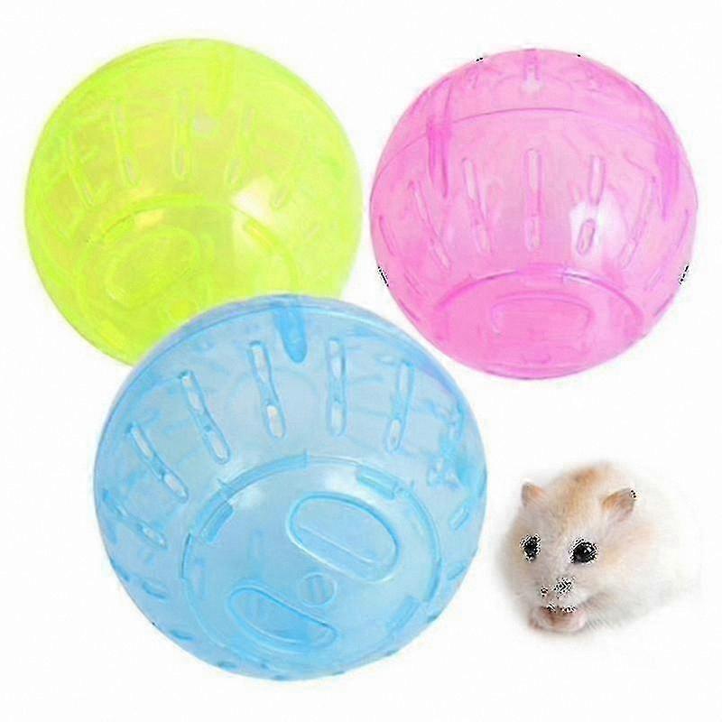 Small Animal Exercise Ball for Hamsters, 10cm Diameter, Random Color Selection