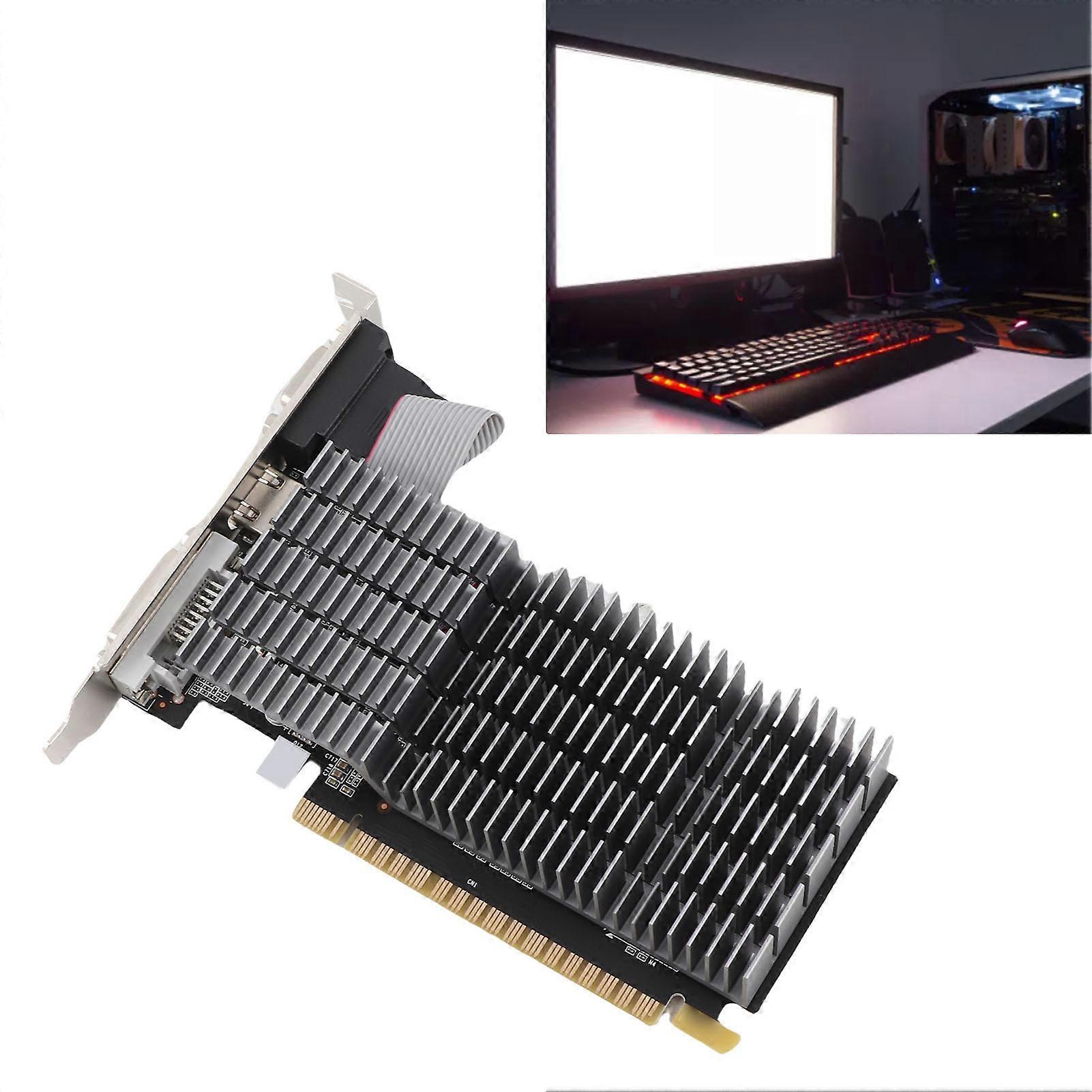 GT710 4G GDDR3 Graphics Card Support DVI VGA HD Multimedia Interface 64bit 3840x2160 Resolution Game Graphics Card for Desktop 