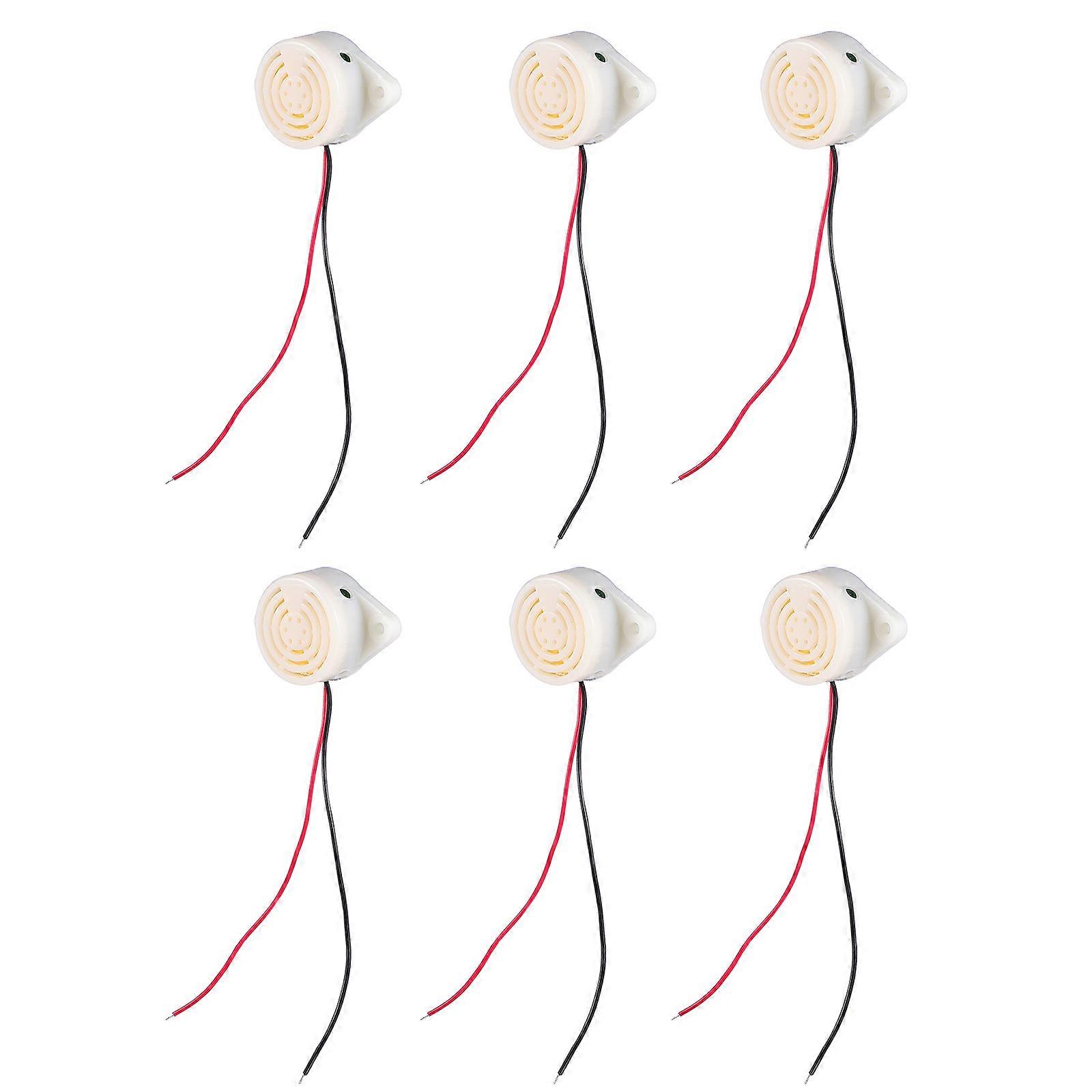 6Pcs Plastic Active Suitable For Computers Printers Photocopiers With Sound Alarm Functionality And 4.8X3CM Size Dimensions