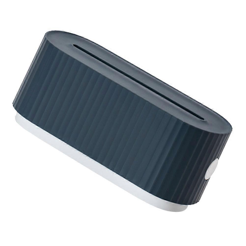 Blue Plastic Storage Box for Cable Management and Organization Easy to Use for Home Pc