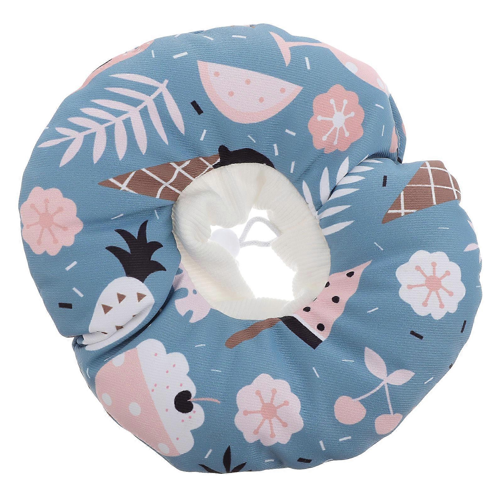 Soft Cat Cone Collar Protective Neck Cone For Pets Prevent Scratching Procedures Size S 1Pcs
