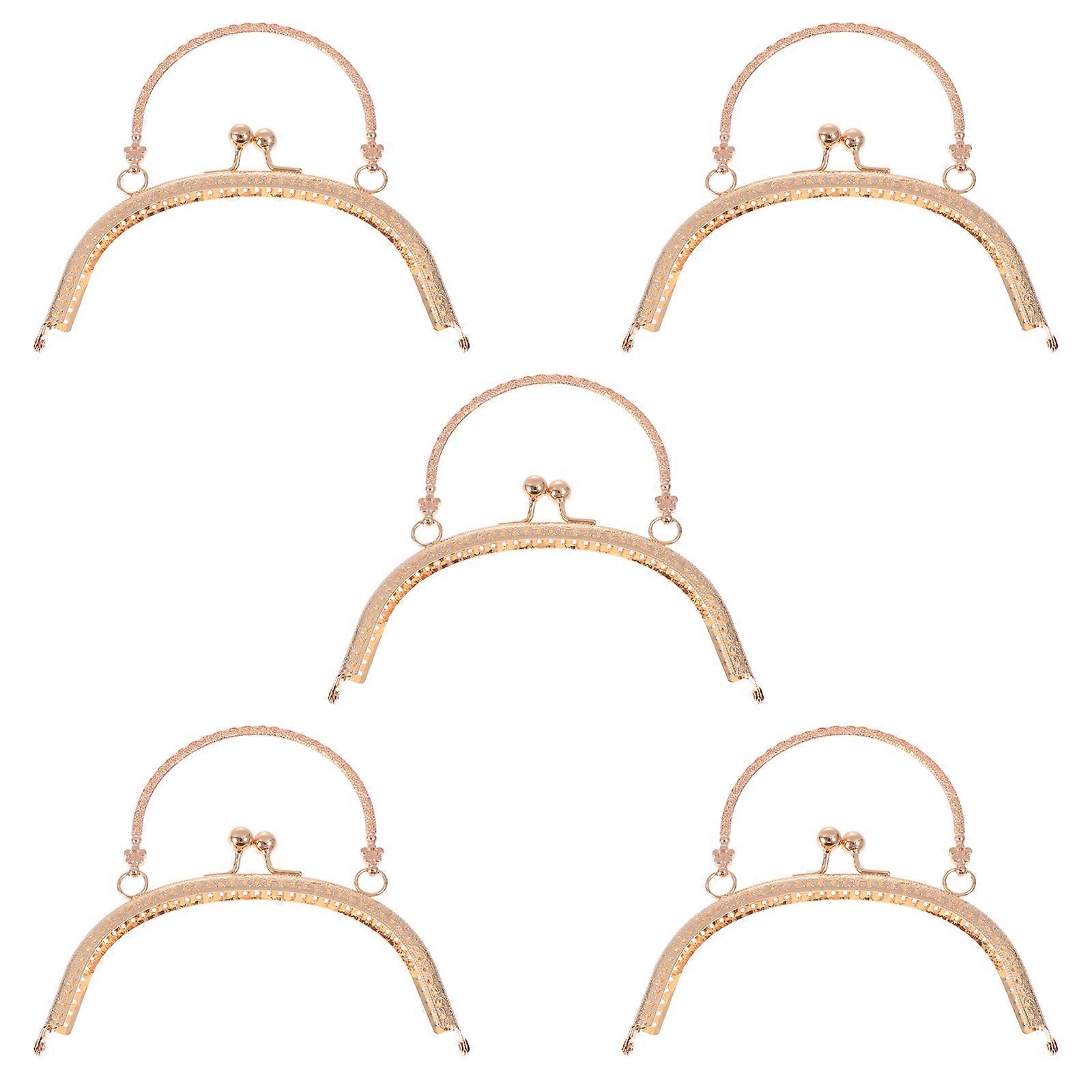 5Pcs Convex Flower S Pattern Purse Frame Clasps For And DIY Enthusiasts In Vintage Style