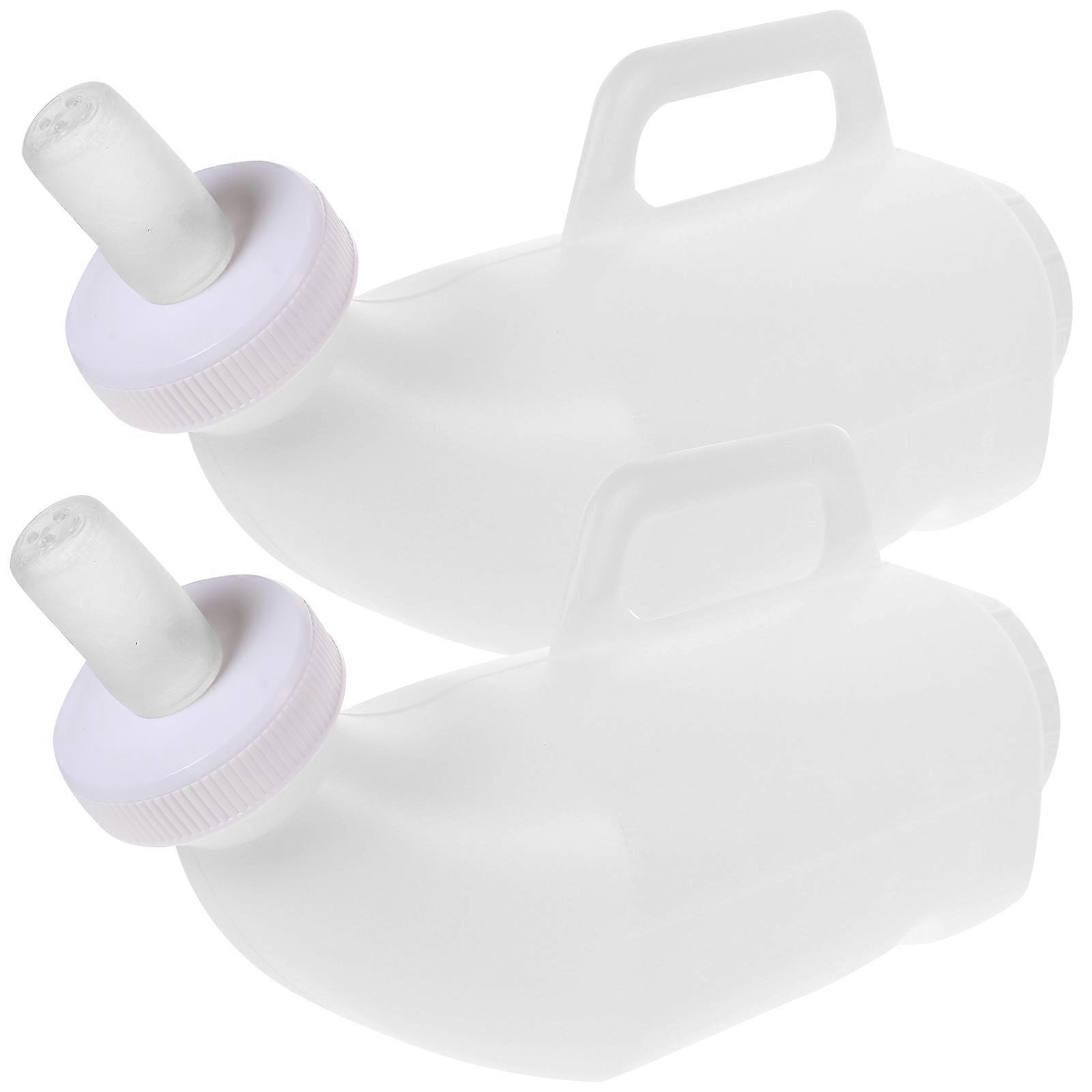 2 Sets Calf Feeding Bottle Sheep Milk Container Livestock Nursing Bottle White