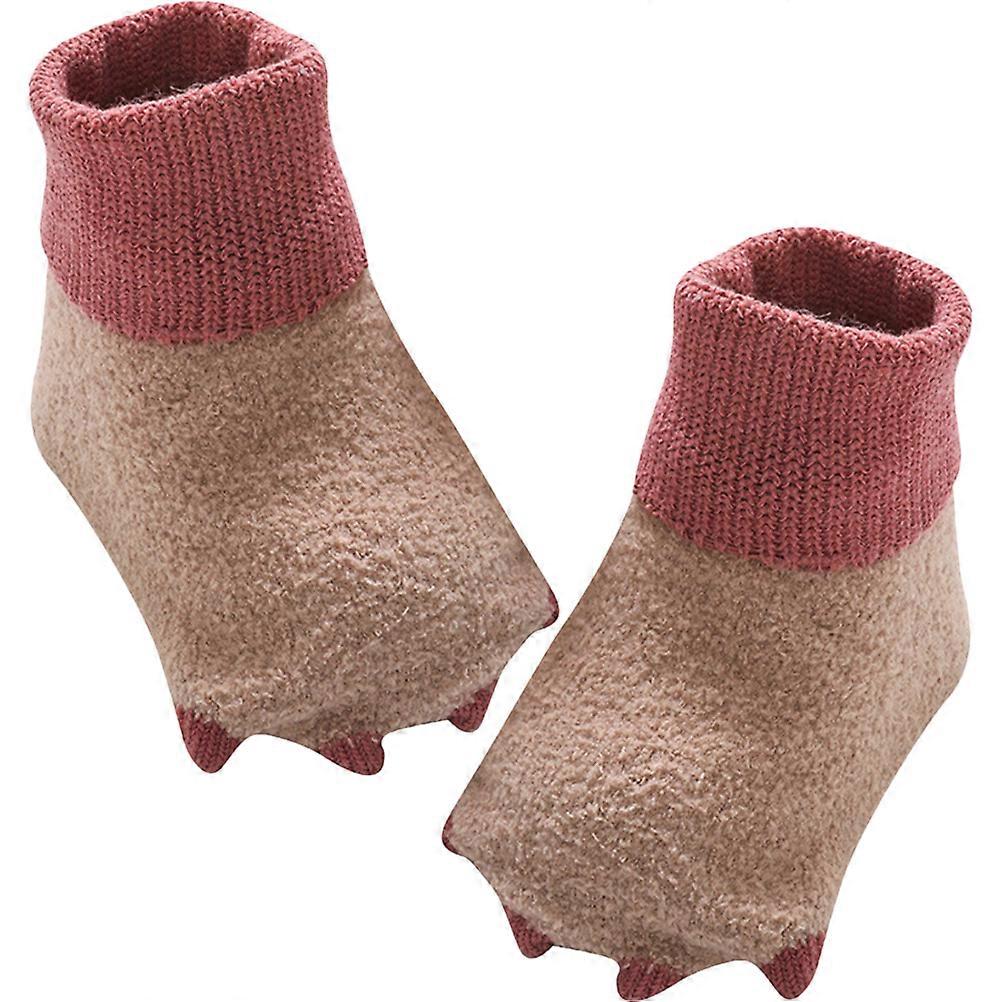 Pink Baby Socks with NonSlip Silicone Dots for Toddlers 612 Months Cozy Warm and Breathable