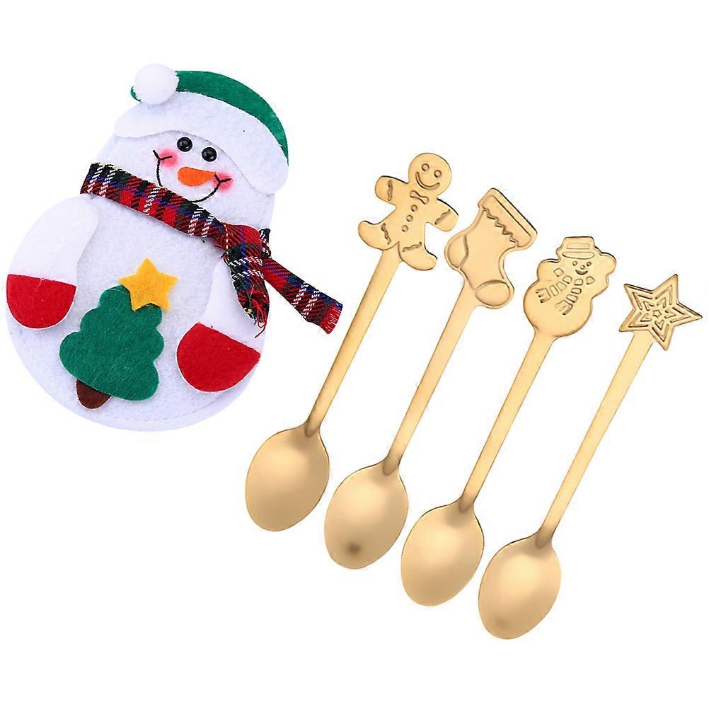 Versatile Dessert Spoon, Compact Stainless Steel with Case for and Parties