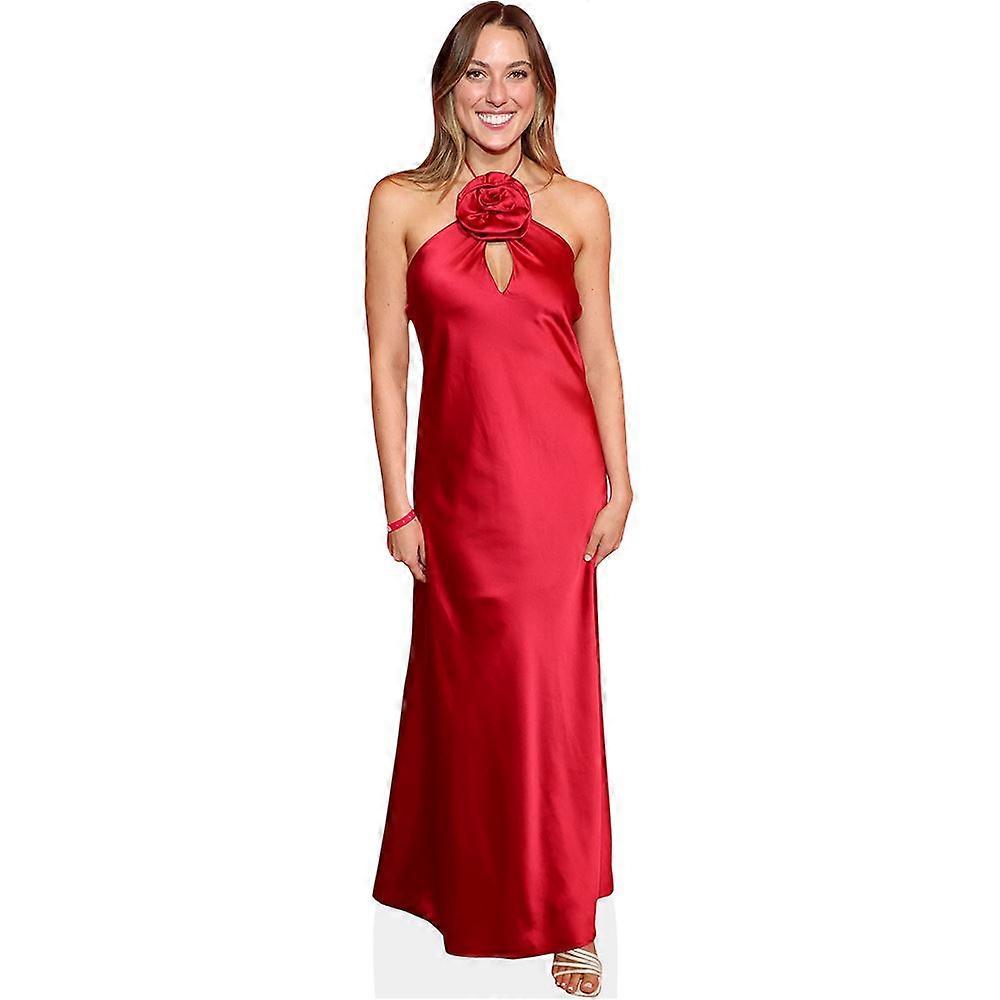 Samantha Gordon (Red Dress) Cardboard Cutout (lifesize OR mini size). Standee. Stand Up.