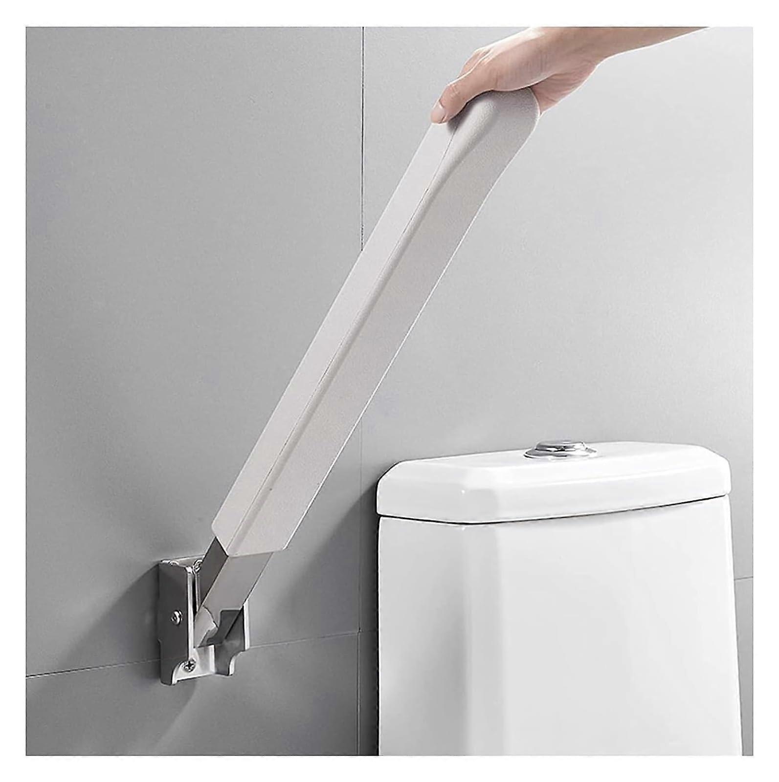 Bathroom grab bar, stainless steel, handicap safety, nonslip, foldable handrails for elderly