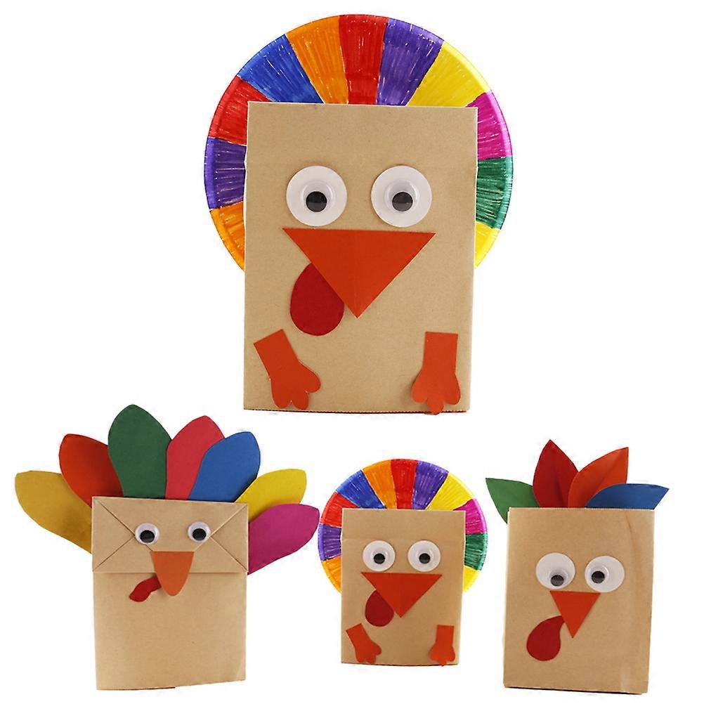 Thanksgiving Crafts for Kids Made of Safe Paper Great for DIY Projects and Table Decorations 3PCS Set
