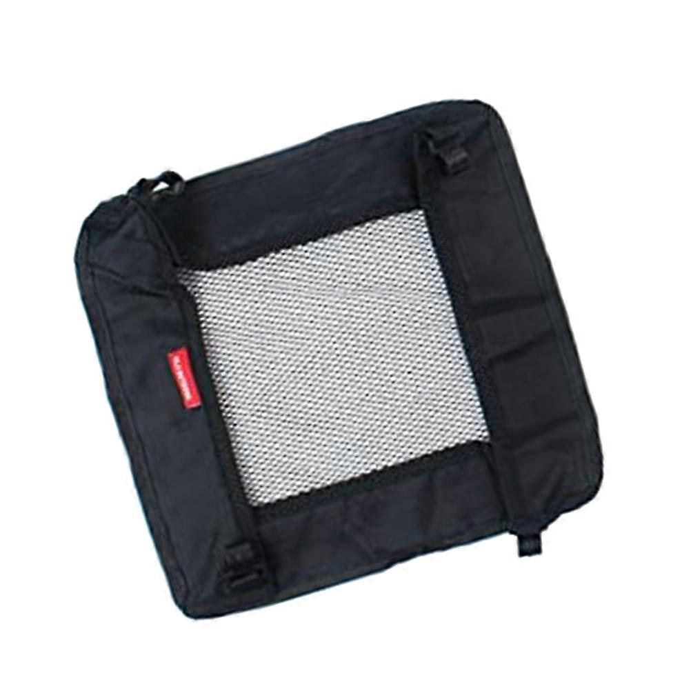 Folding Outdoor Storage Rack For Camping And Barbecue Tableware In Black With Practical Features 1Pcs