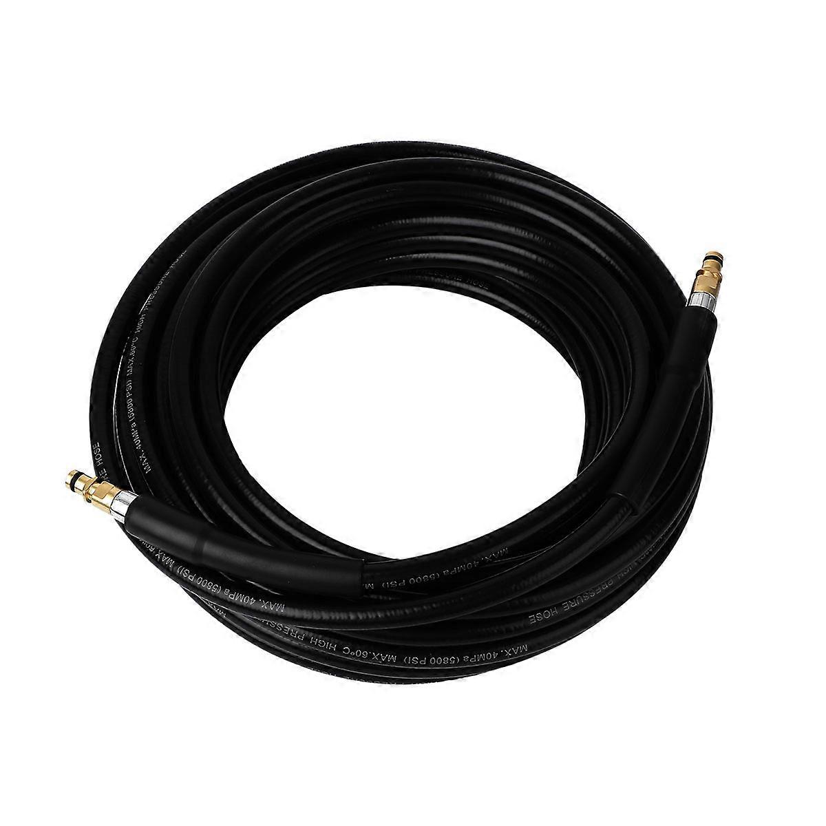 Flexible High Pressure Washer Hose for Car Wash Durable Black Hose for Vehicles