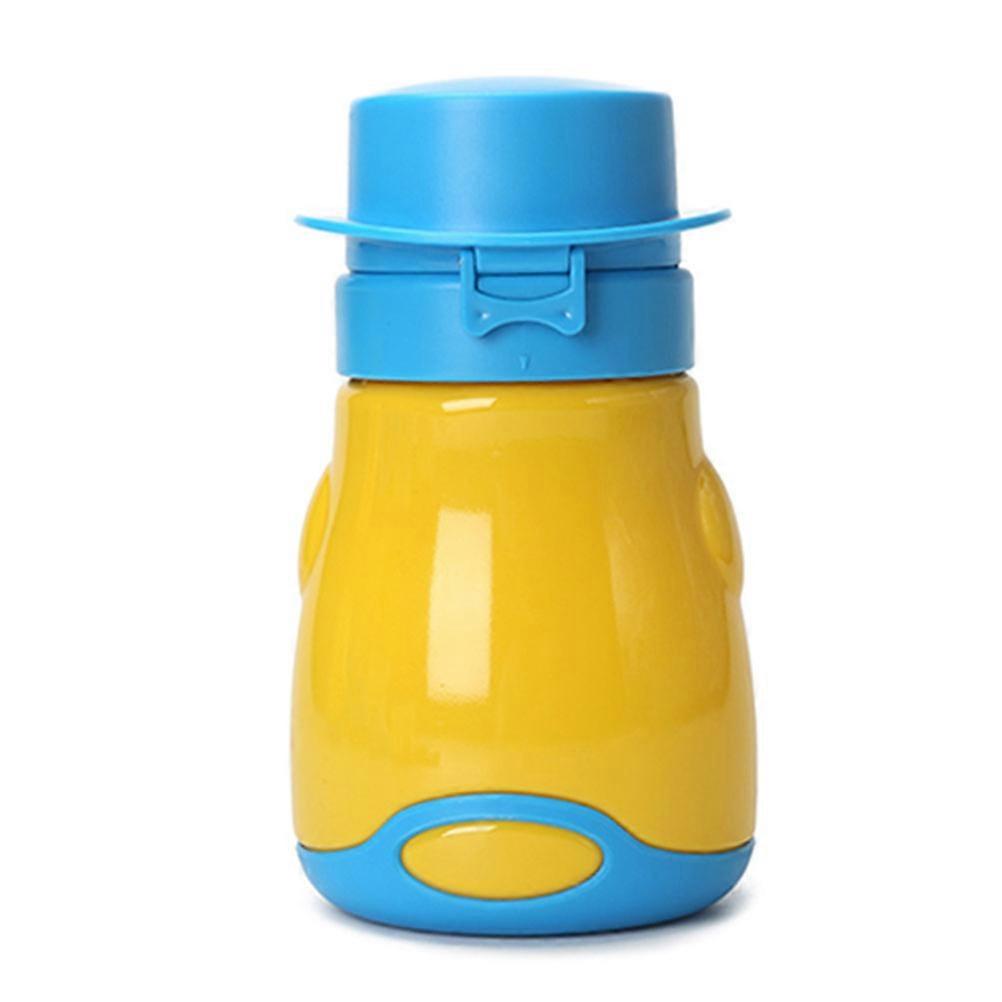 Yellow Portable Urinal for Kids with Lovely Shape Design Made of PP and ABS 4.5 Inches