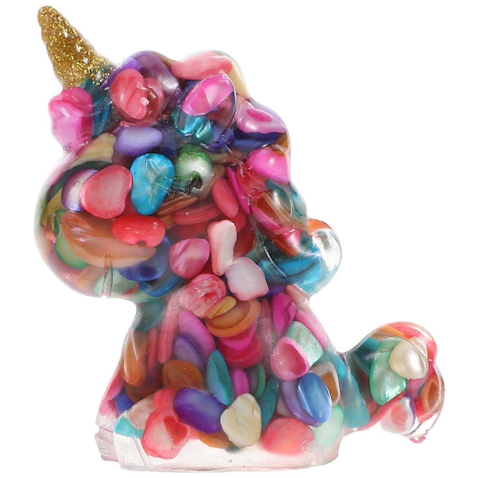 It sounds like you're describing a product listing for a **Unicorn Crystal Figurine**. If you're looking to refine or enhance this product
