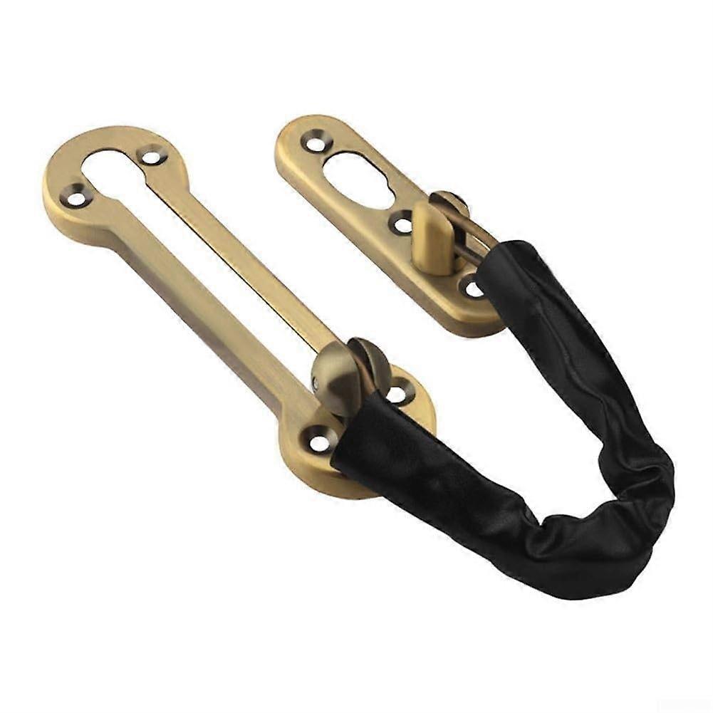 Home Security Chain Door Lock with AntiTheft Design for Secure Surveillance (Gold)