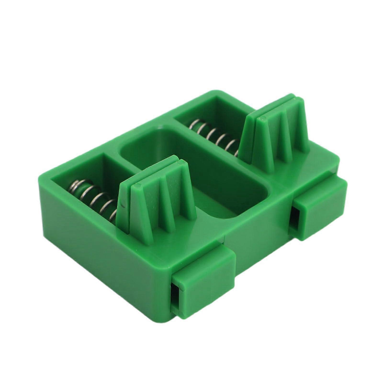 Portable, stable wire soldering stands for home workshops, professional workshops, and industrial lines, soldering accessories in green.