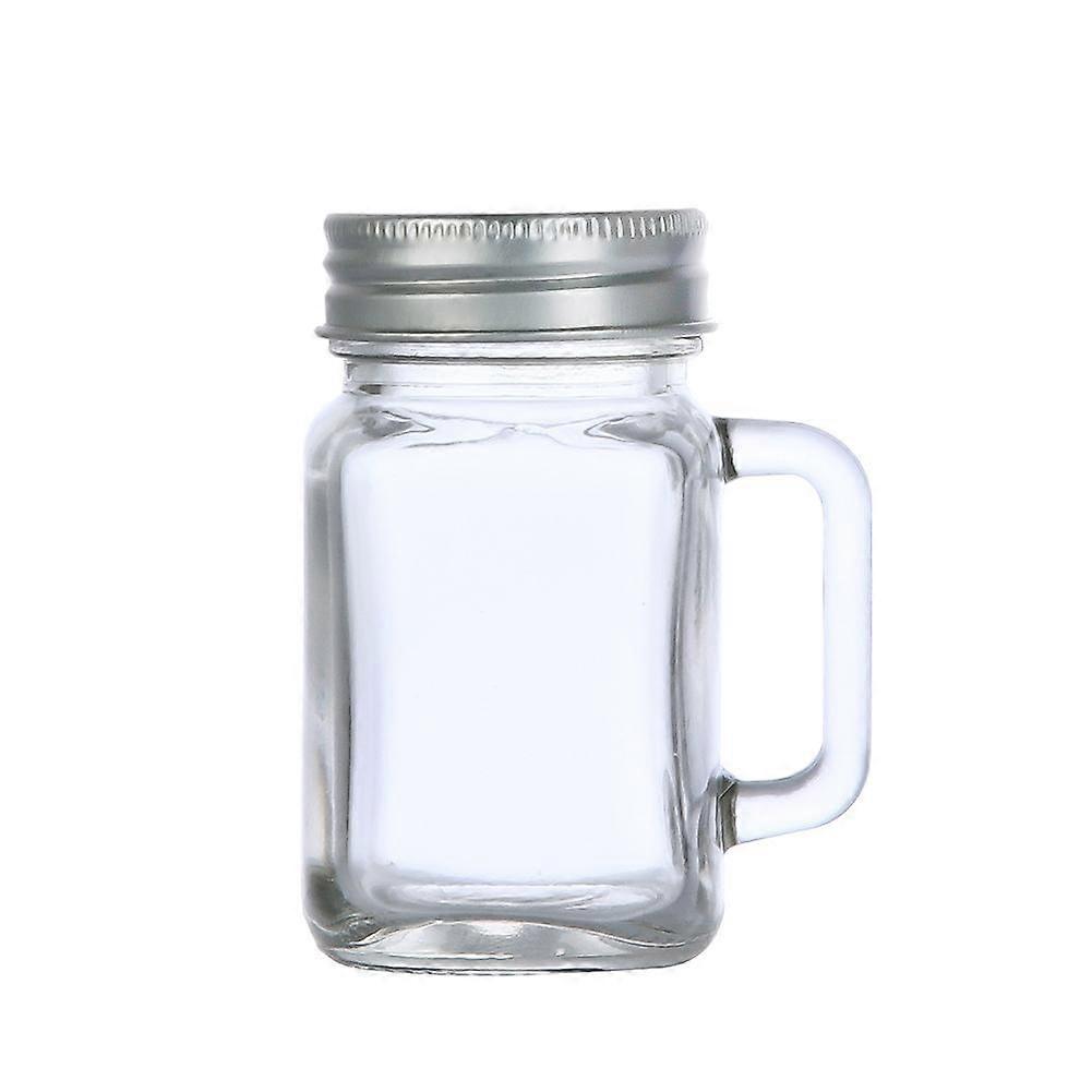 Small Sealed Glass Jars With Metal Lids Portable Spice Containers 40ml 60ml 120ml For Kitchen Storage