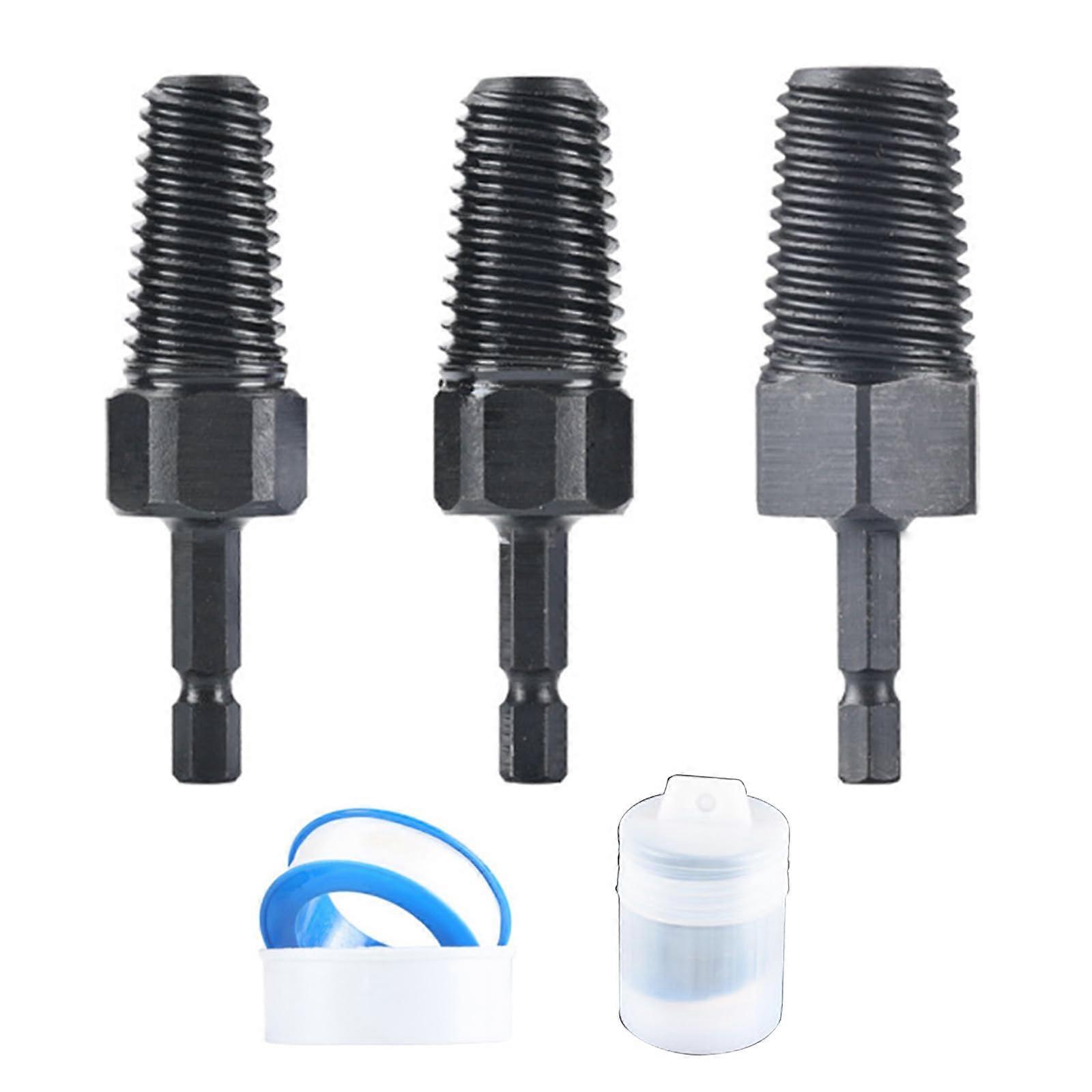 1/2 inch 3/4 inch 1 pipe thread extractor nut removal hex shaft design for removing broken corrosionresistant heattreated alloy screws set