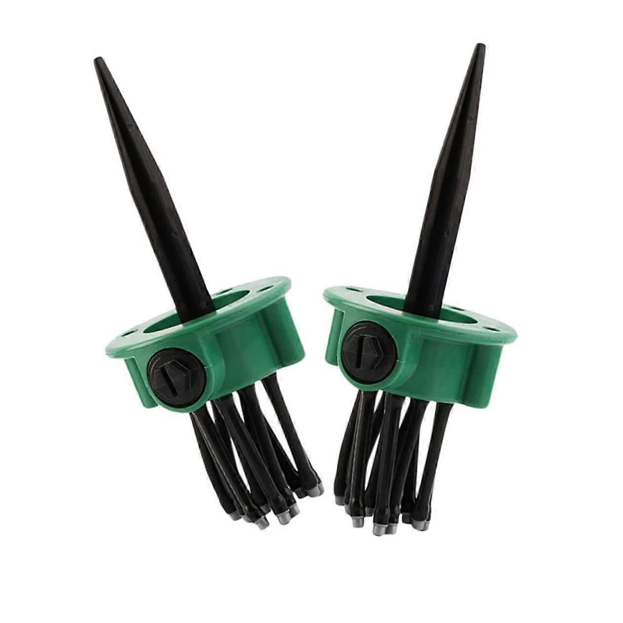 Automatic Multi-Watering Sprinkler System - 2 Sets Lawn Irrigation for Garden, Durable ABS Material, Adjustable Settings