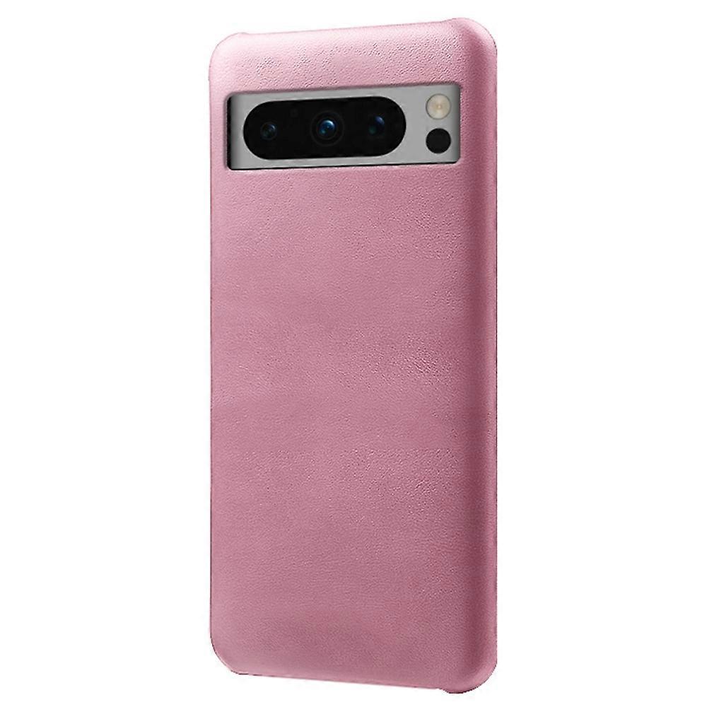 For Google Pixel 8 Pro Case PU Leather+Hard PC Thin Protective Phone Cover - Rose Gold