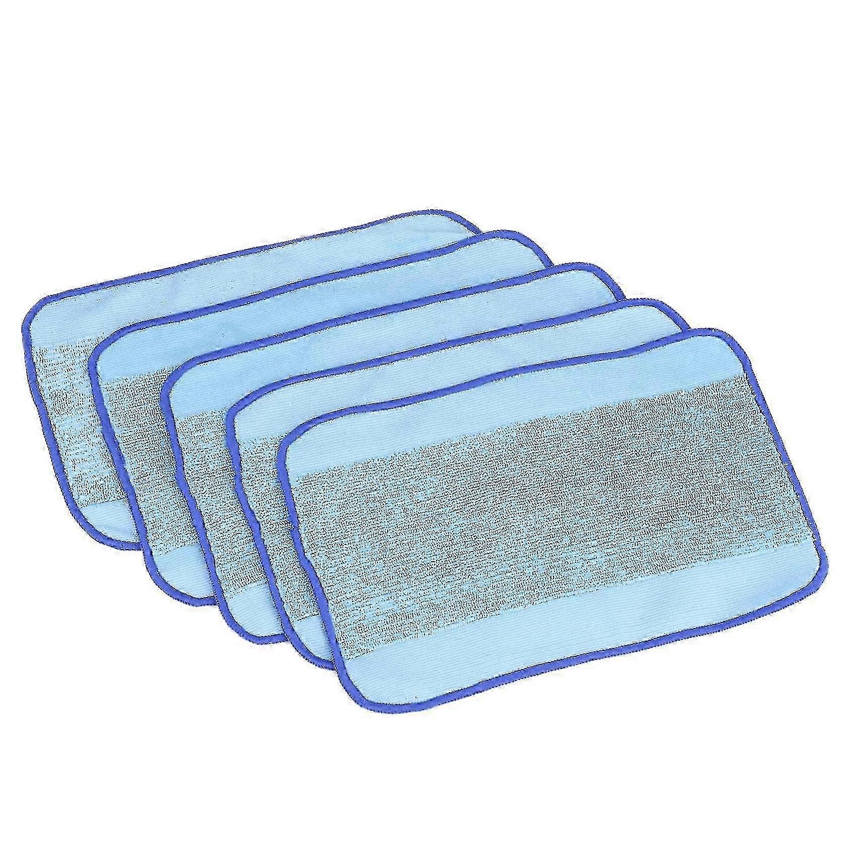 5-Pack Wet Microfiber Mopping Cloths - Washable & Reusable Pads for Braava 380, 380t, 320 & 321 Mi