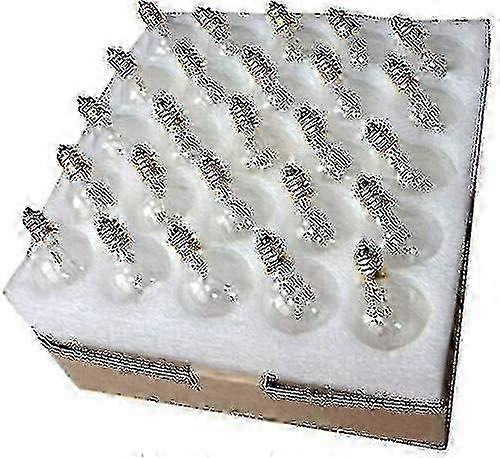 25 Pack G40 E12 7W Replacement Bulbs for String Lights - Durable & Energy Efficient
