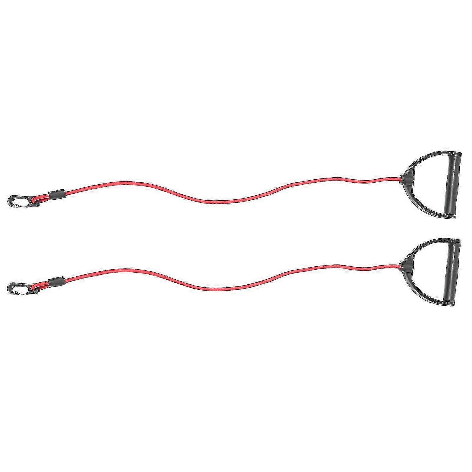 Multifunctional Resistance Bands for Proform Treadmill - Exercise Rope Red 90x14x3cm