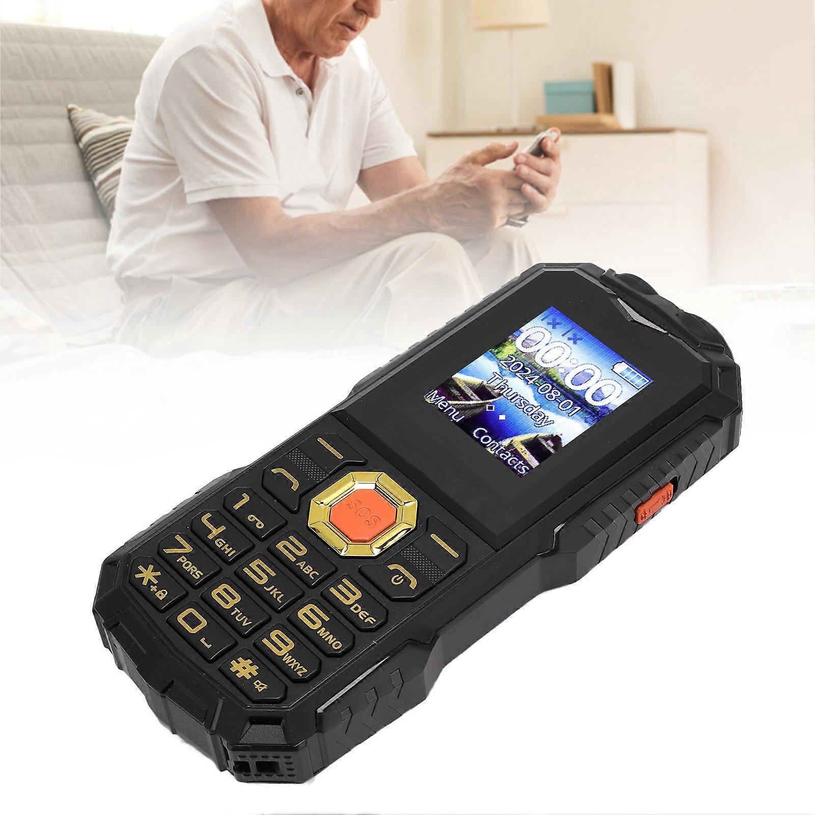 4G Elderly Phone 1.8" HD Screen Dual SIM 32MB+32MB Black