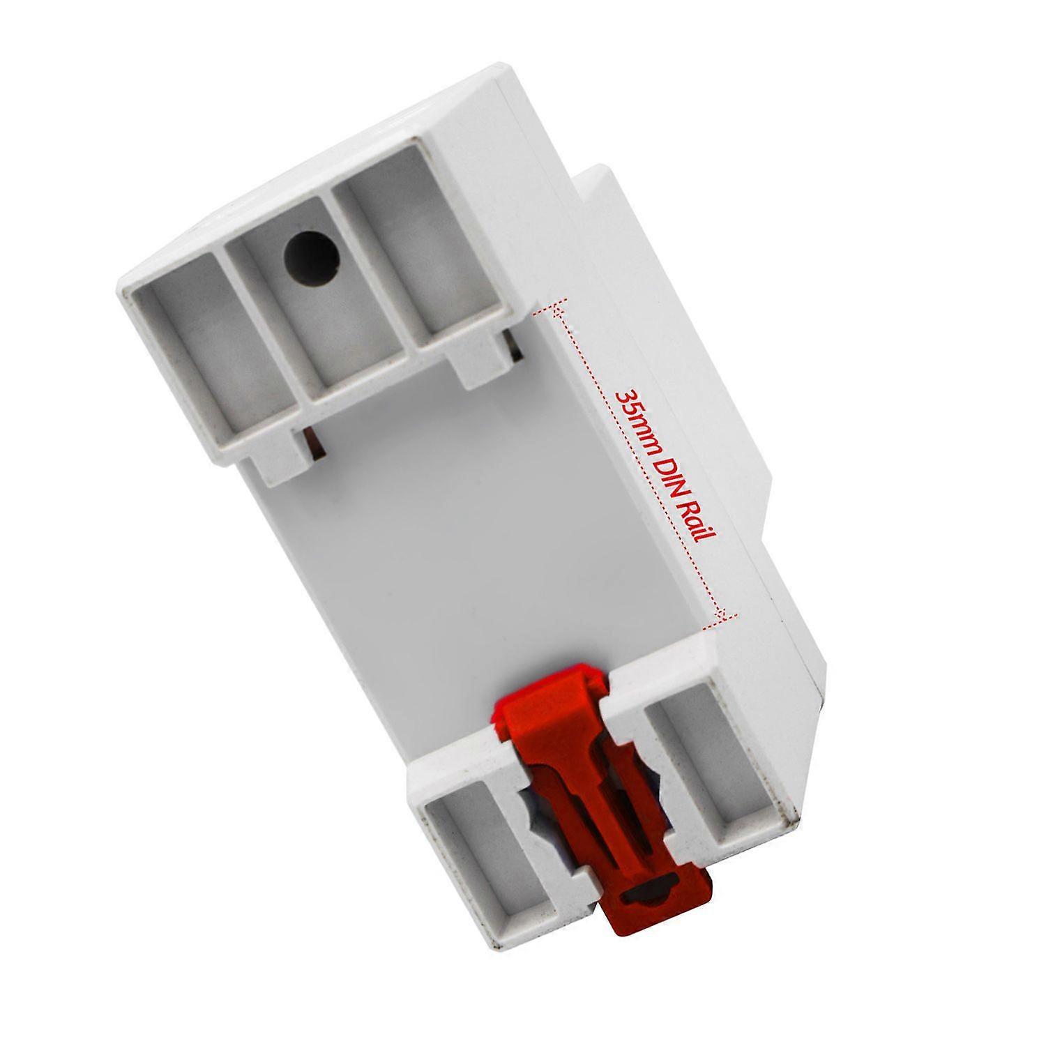 LCD Digital Display Single Phase DIN-Rail Energy Meter 5-80A 220V 50Hz Electronic KWh Meter Power Consumption Monitor DDM15SC