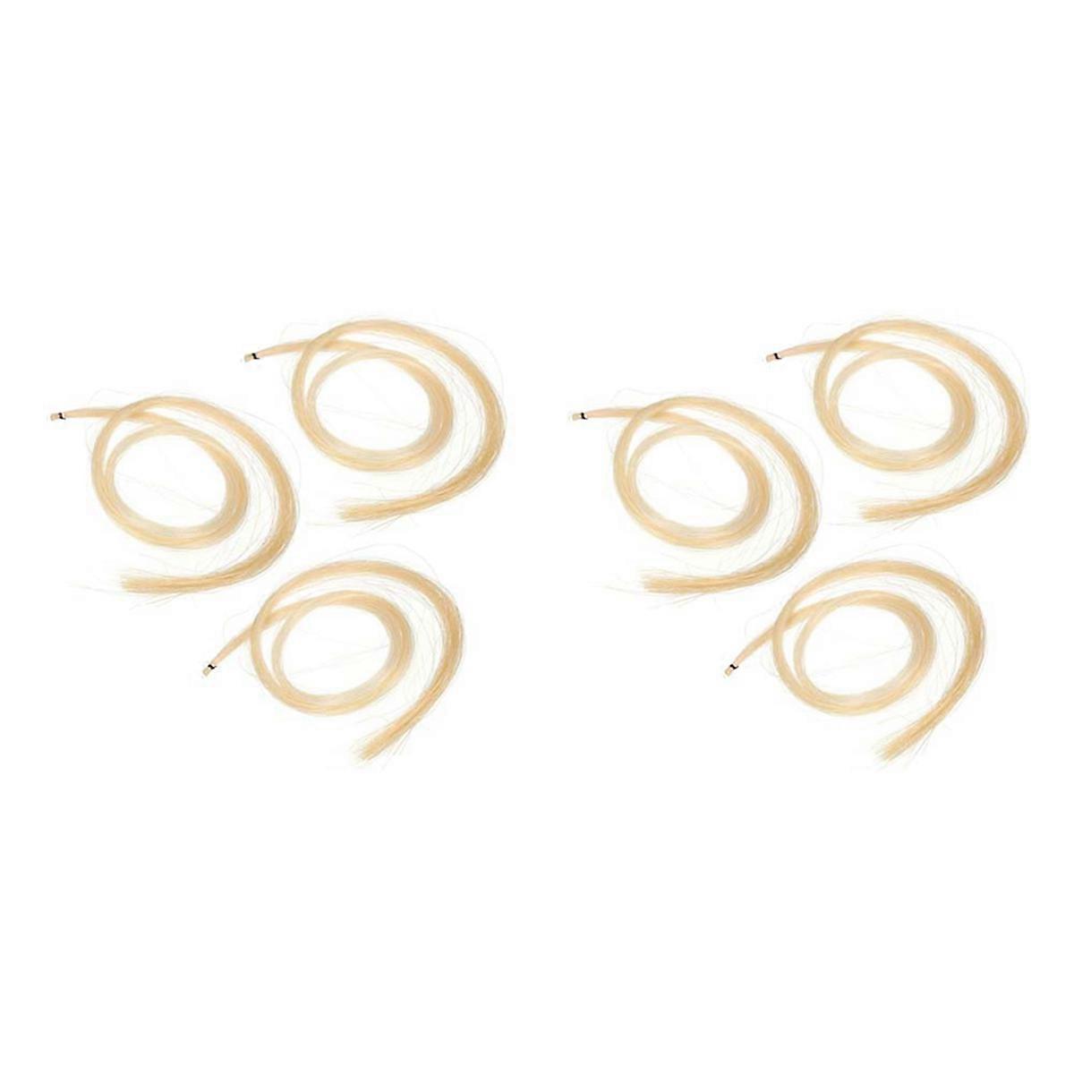 هانك 31-31.5 بوصة شعر الحصان المنغولي الأصلي للكمان ، فيولا ، التشيلو ، قوس الجهير ، لون الصورة