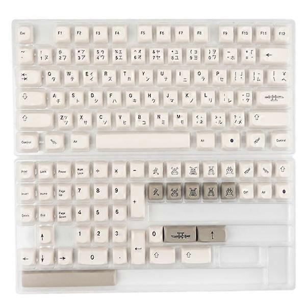 126 pcs PBT Keycap MA Profile Dye Sublimation Keycap with 6.25U Space Key Cover