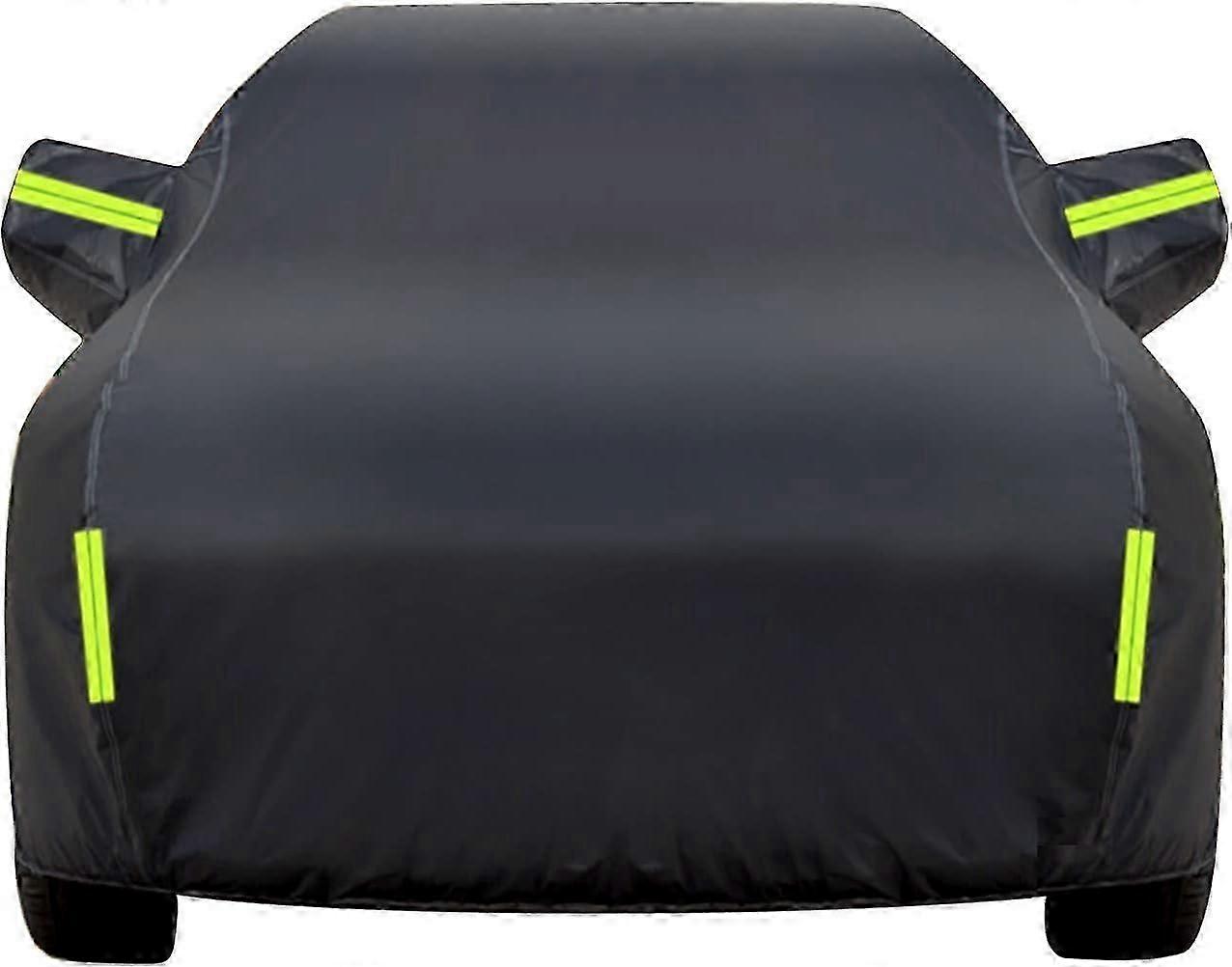 Halbe Autoabdeckung für Tesla Model Y Model X Model S Model3, Autoabdeckung Anti-Hagel Halbe Autoabdeckung Wasserdicht Staubdicht UV-beständige Autoabdeckung mit reflektierender