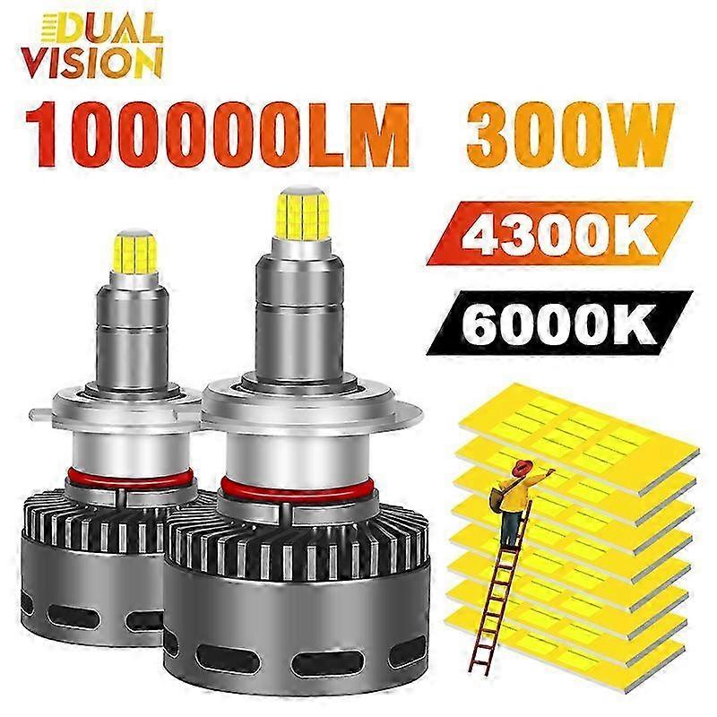 H7 LED 360 Canbus H11 H1 100000LM 300W HB3 HB4 9005 9006 D2S D4S LE...