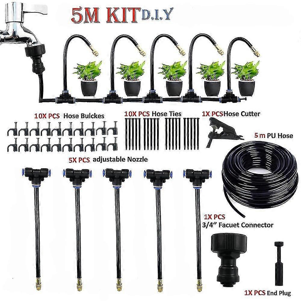 Universal atomizing nozzle kit, 5m/10m, 20cm copper nozzle